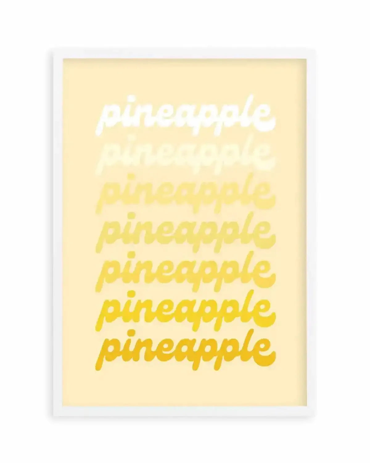 Pineapple Art Print from Olive et Oriel where you can shop wallpaper and artworks online