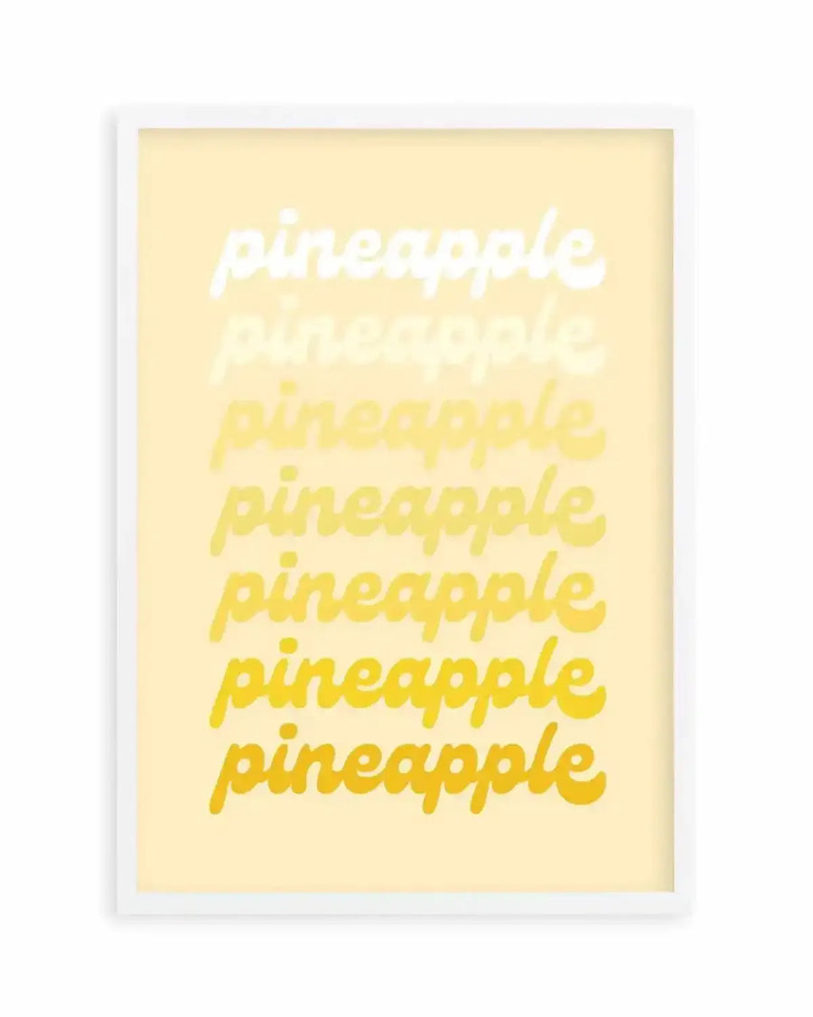 Pineapple Art Print from Olive et Oriel where you can shop wallpaper and artworks online