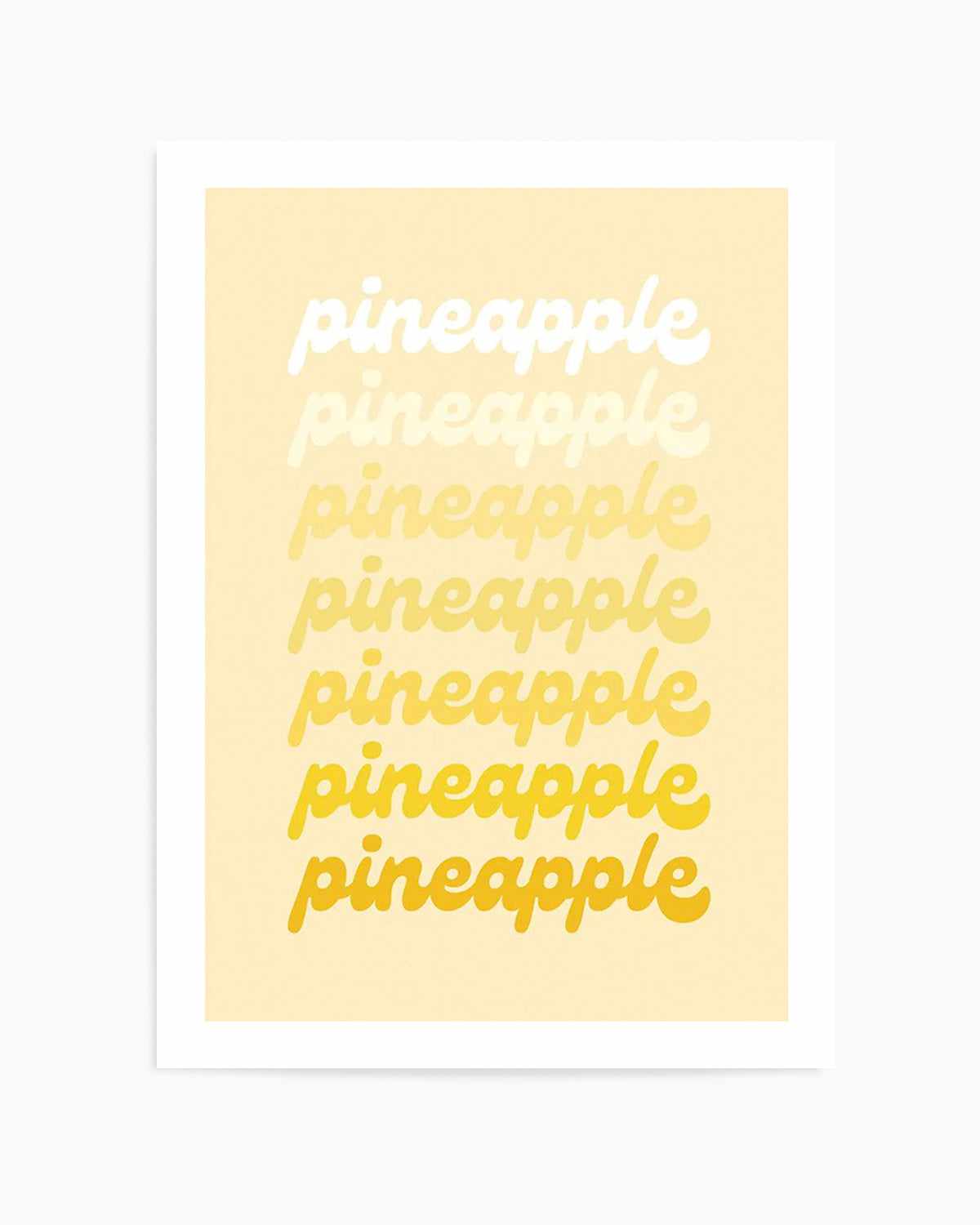 Pineapple Art Print