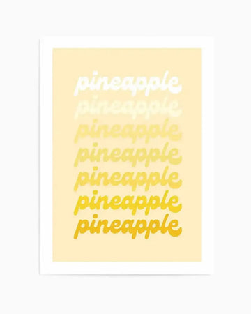 Pineapple Art Print from Olive et Oriel where you can shop wallpaper and artworks online