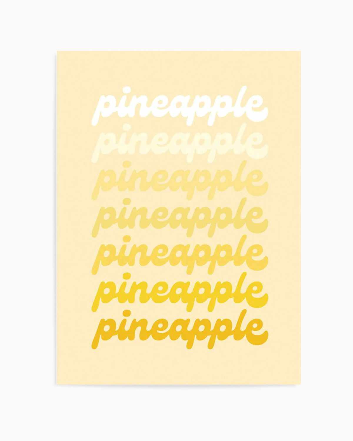 Pineapple Art Print