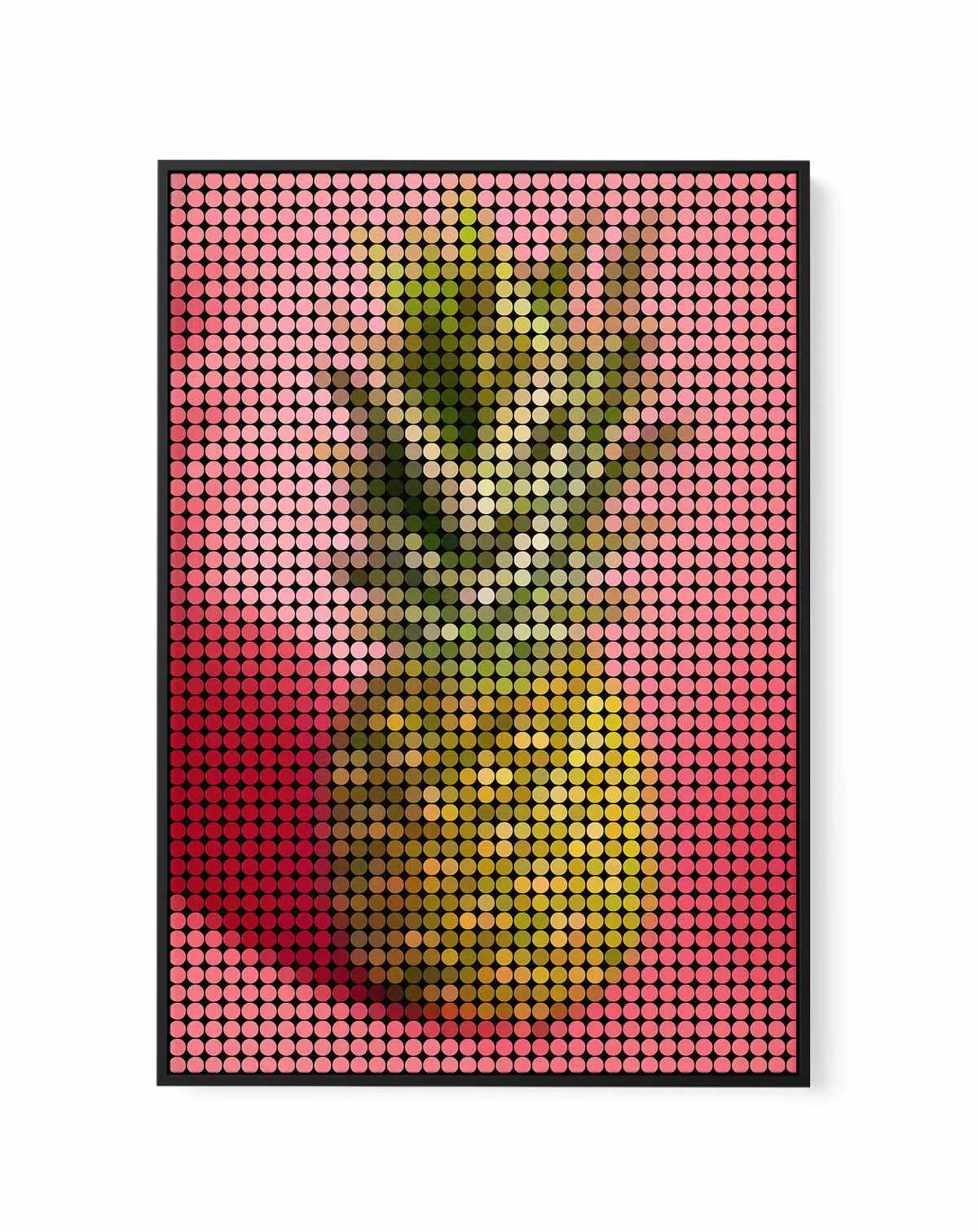 Pineapple Dots | Framed Canvas Art Print from Olive et Oriel where you can shop wallpaper and artworks online