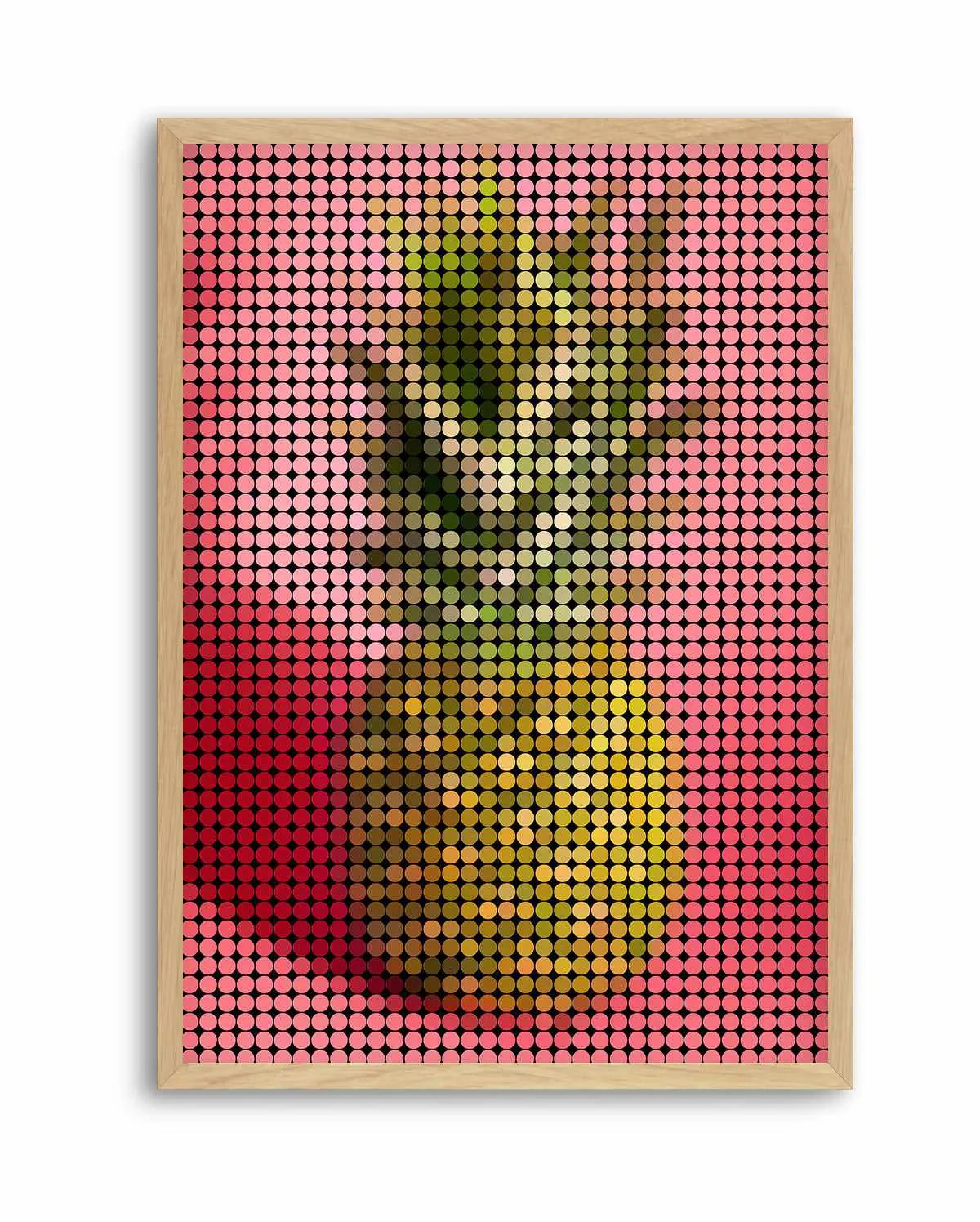 Pineapple Dots | Art Print from Olive et Oriel where you can shop wallpaper and artworks online