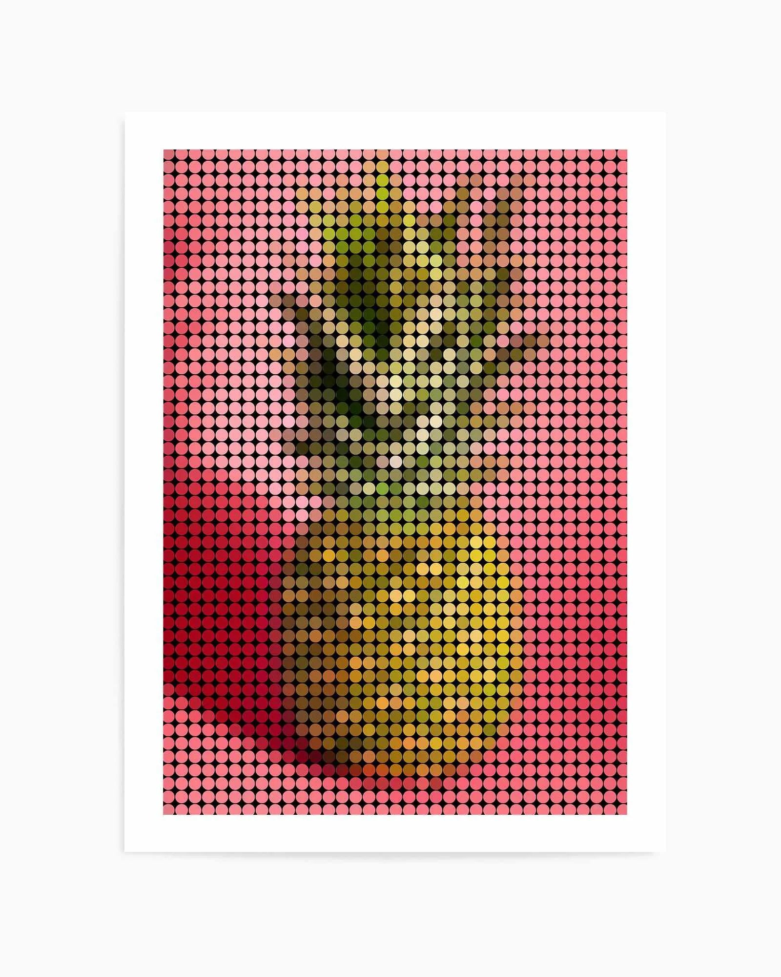 Pineapple Dots | Art Print from Olive et Oriel where you can shop wallpaper and artworks online