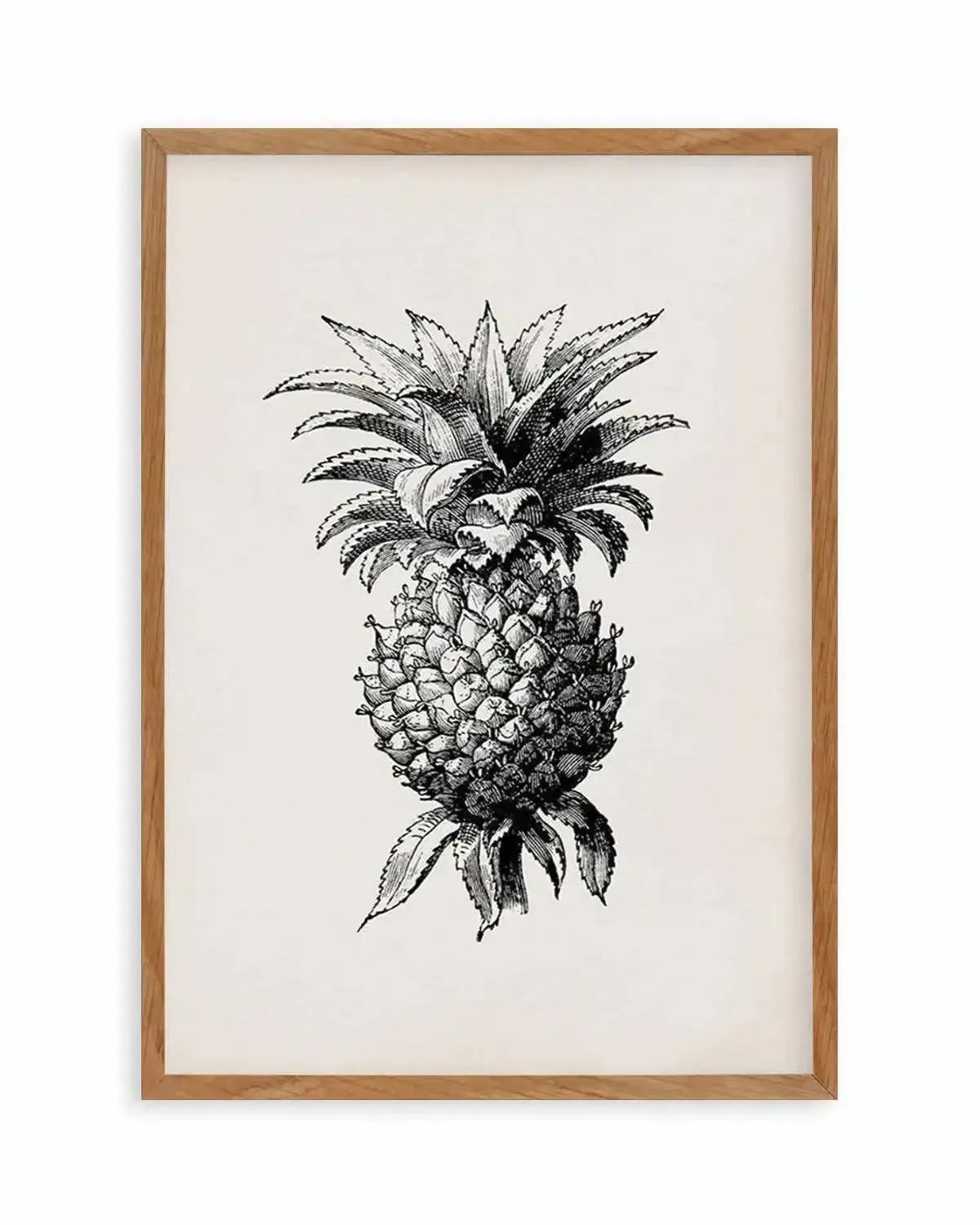 Pineapple Illustration Art Print from Olive et Oriel where you can shop wallpaper and artworks online