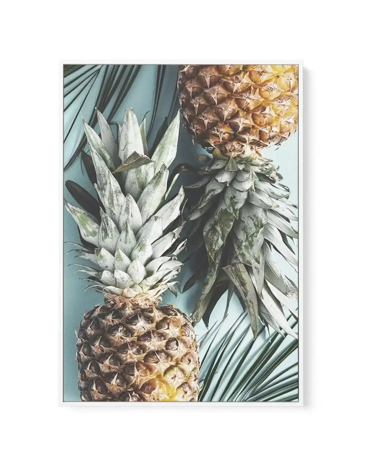 Pineapple & Palms | Framed Canvas-CANVAS-You can shop wall art online with Olive et Oriel for everything from abstract art to fun kids wall art. Our beautiful modern art prints and canvas art are available from large canvas prints to wall art paintings and our proudly Australian artwork collection offers only the highest quality framed large wall art and canvas art Australia - You can buy fashion photography prints or Hampton print posters and paintings on canvas from Olive et Oriel and have the