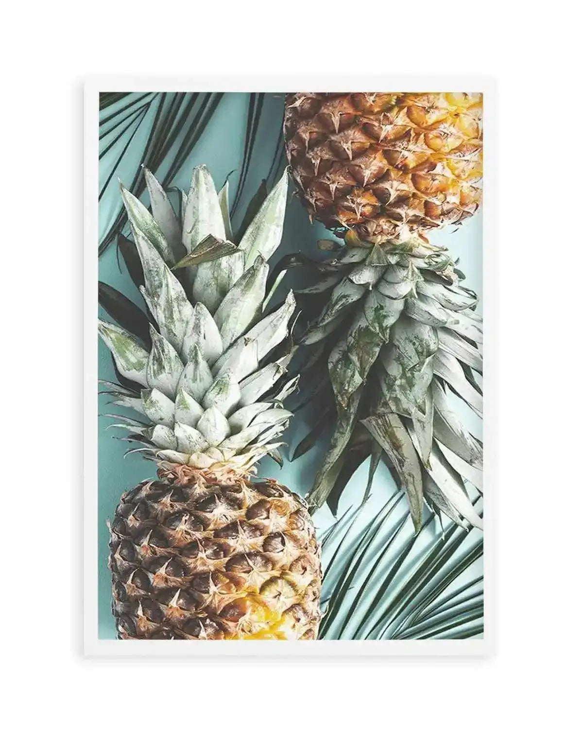 Pineapple & Palms Art Print from Olive et Oriel where you can shop wallpaper and artworks online