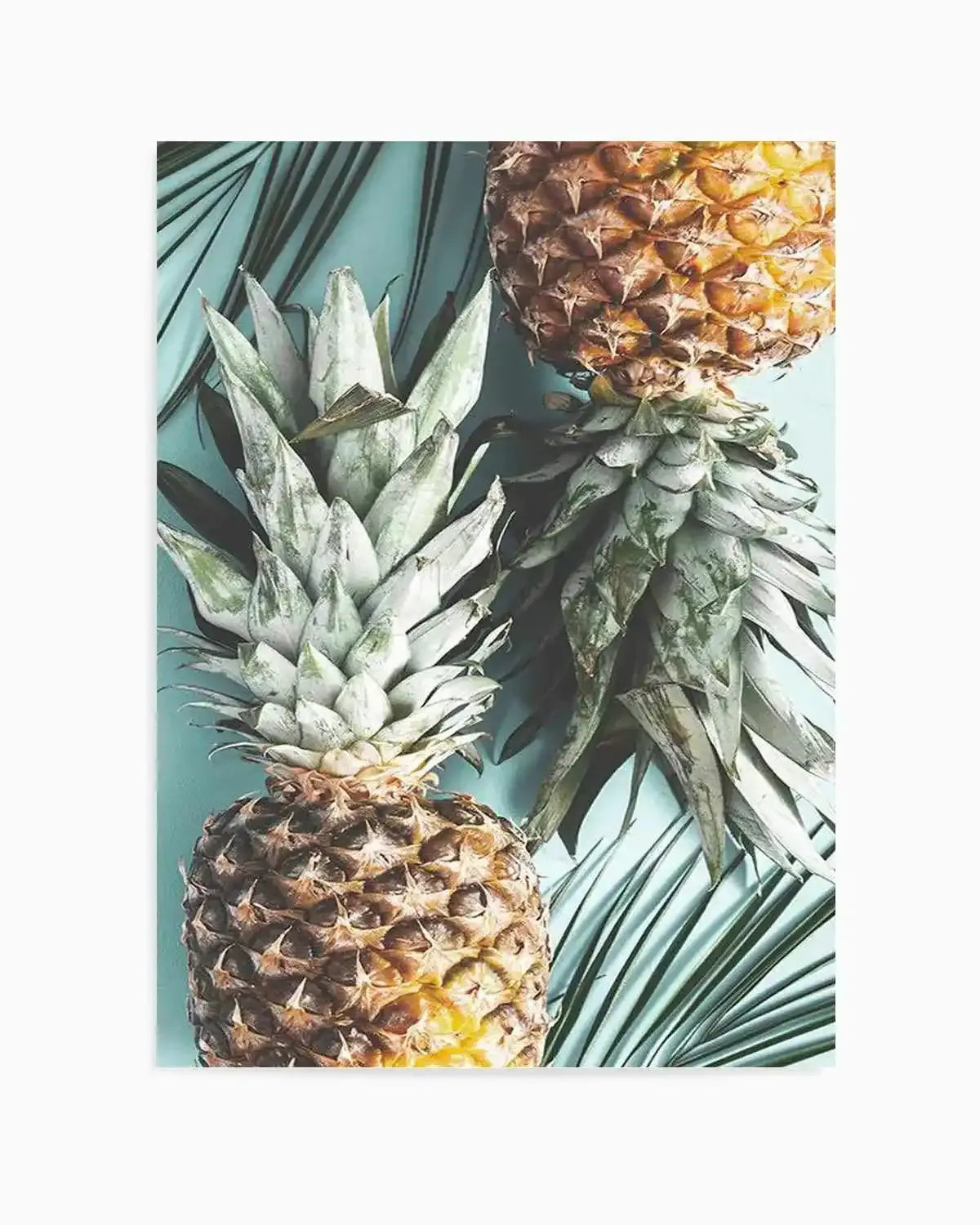 Pineapple & Palms Art Print from Olive et Oriel where you can shop wallpaper and artworks online