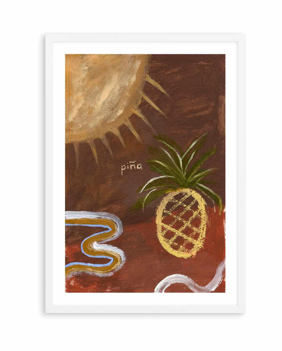 Pineapple by Britney Turner | Art Print from Olive et Oriel where you can shop wallpaper and artworks online