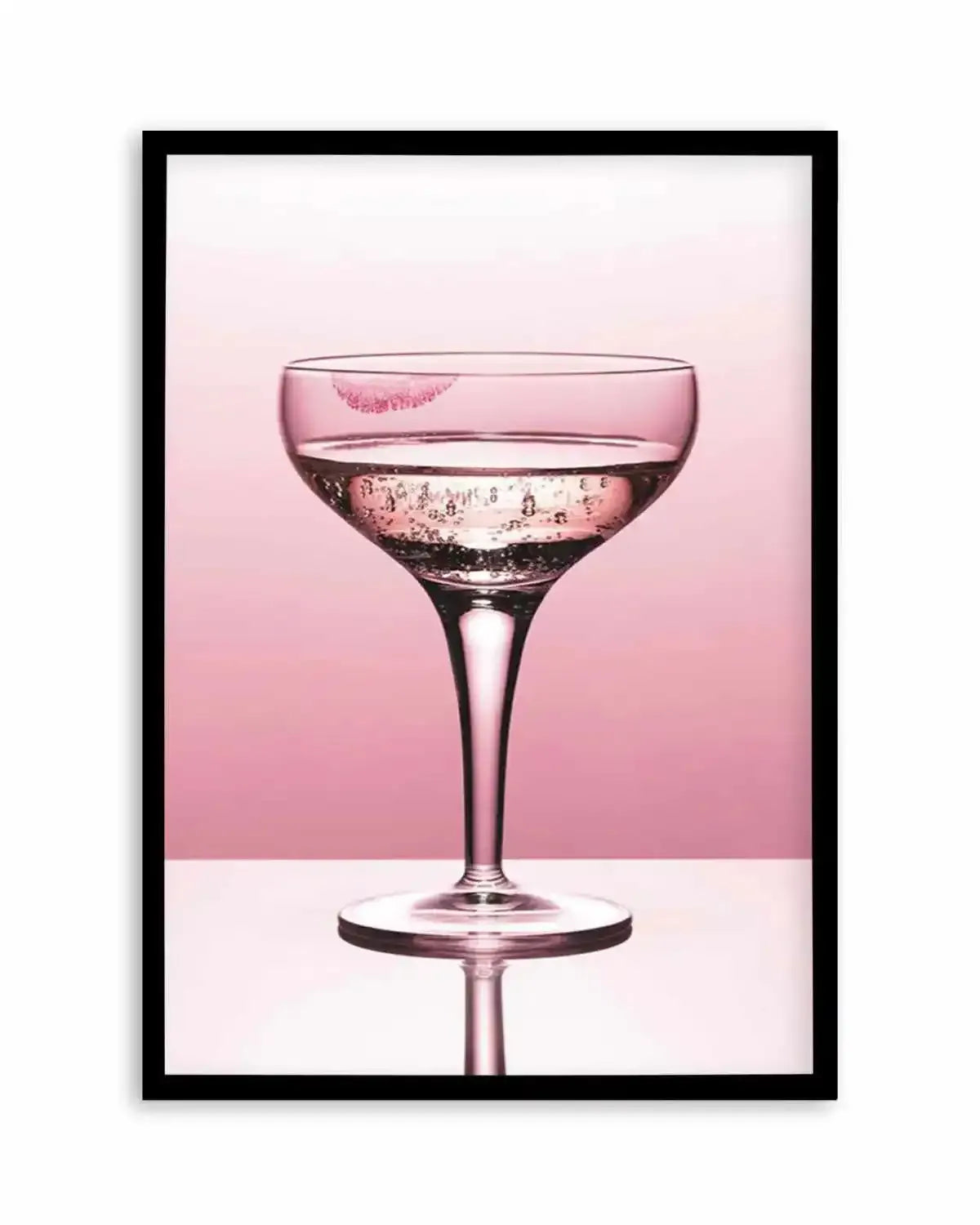 Pink Champagne Art Print from Olive et Oriel where you can shop wallpaper and artworks online