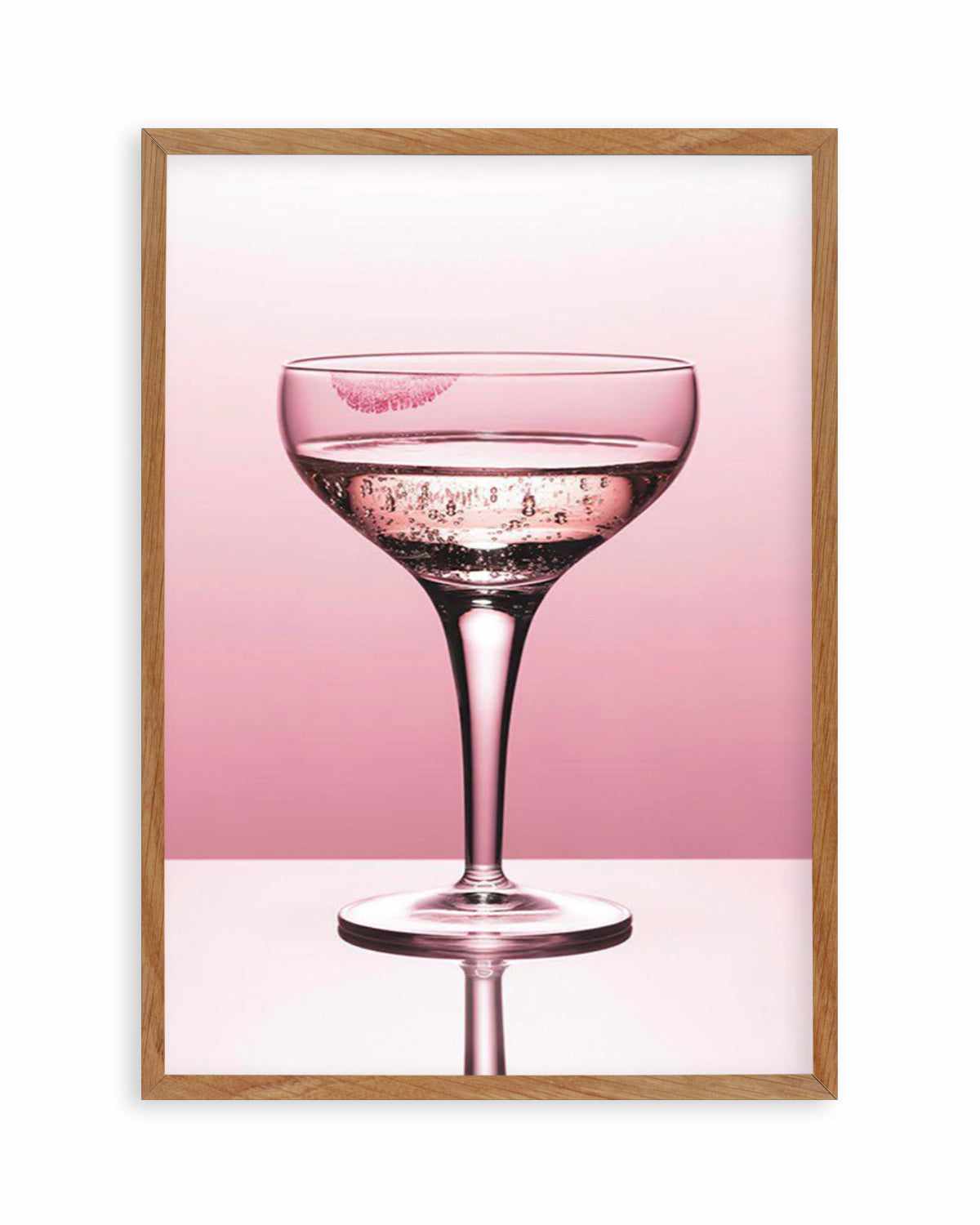 Pink Champagne Art Print