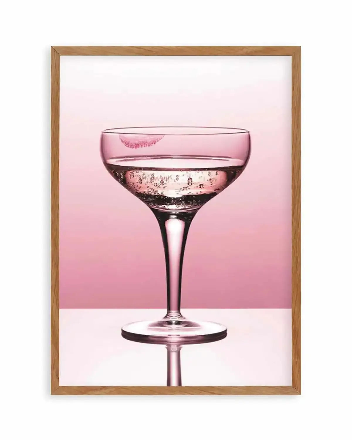 Pink Champagne Art Print from Olive et Oriel where you can shop wallpaper and artworks online