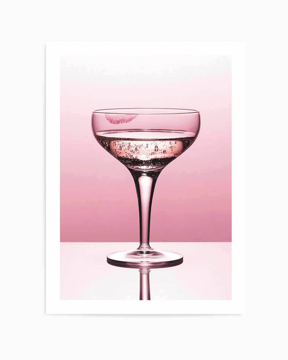 Pink Champagne Art Print