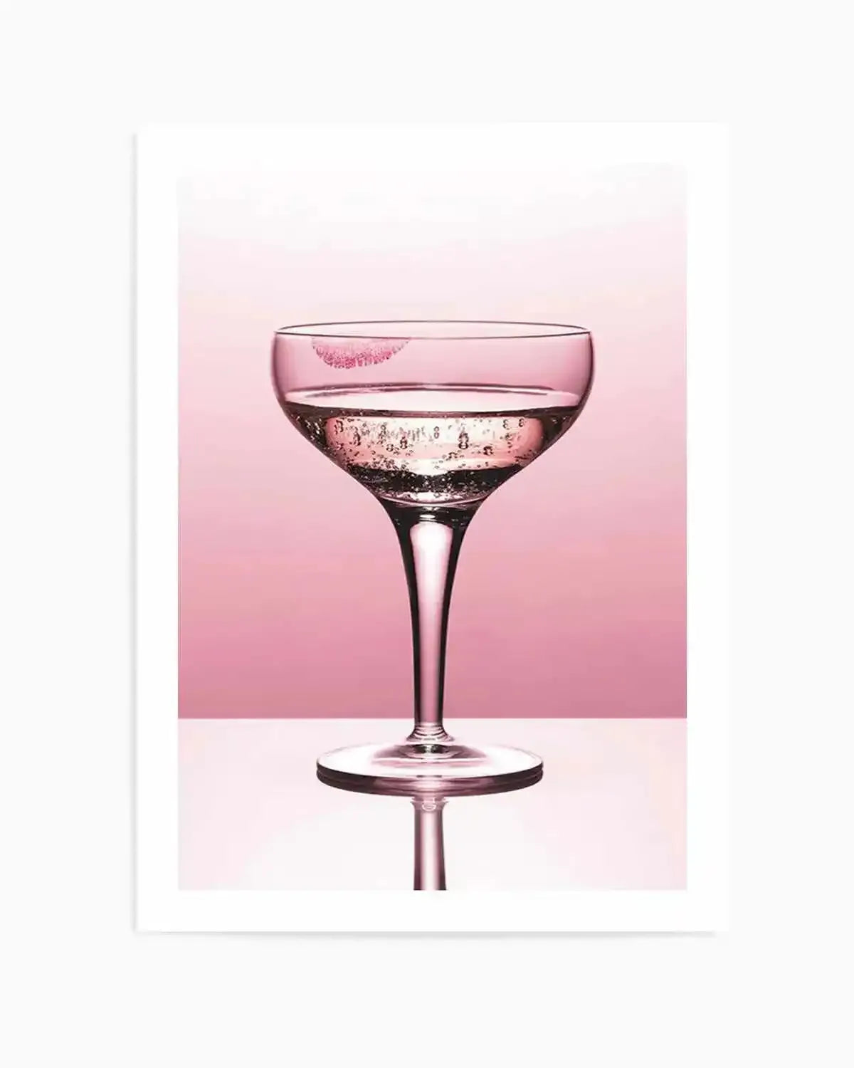 Pink Champagne Art Print from Olive et Oriel where you can shop wallpaper and artworks online