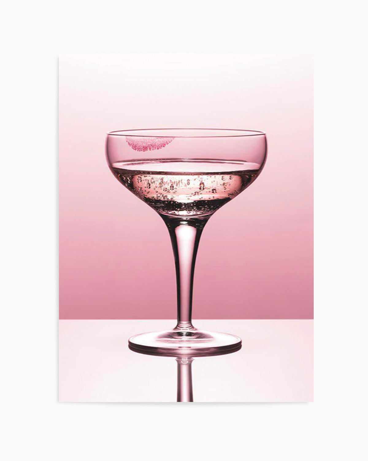 Pink Champagne Art Print