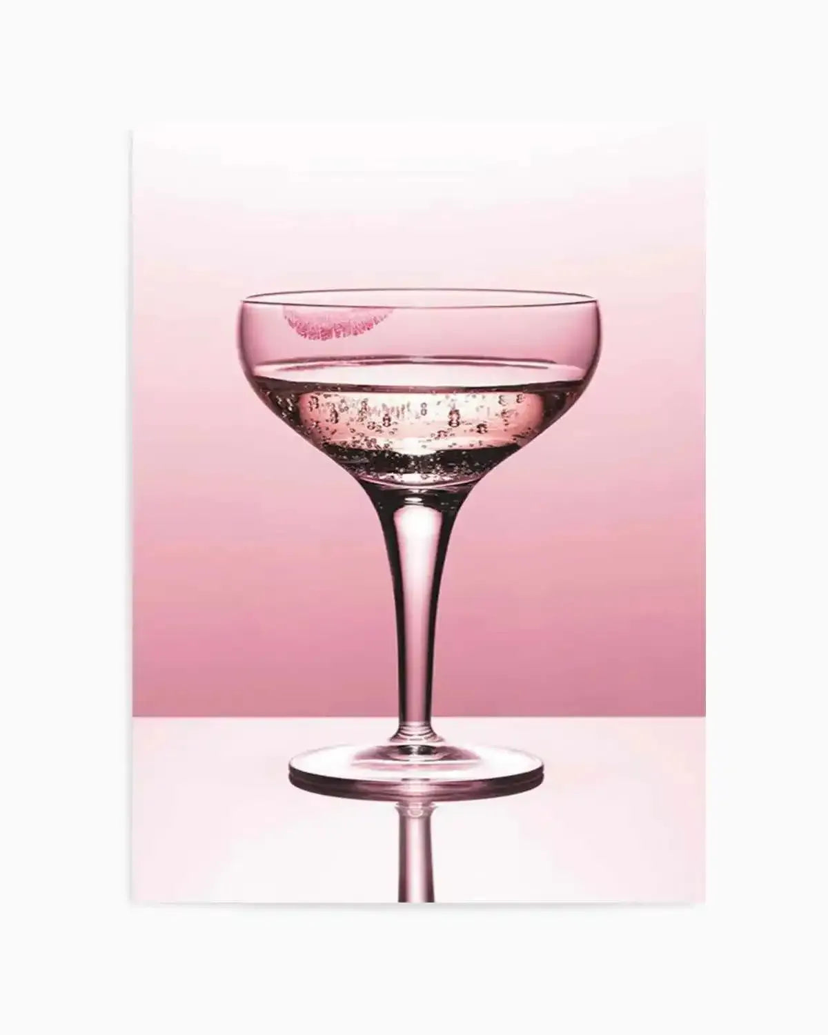 Pink Champagne Art Print from Olive et Oriel where you can shop wallpaper and artworks online