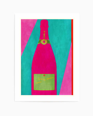 Pink Champagne by Bo Anderson | Art Print from Olive et Oriel where you can shop wallpaper and artworks online