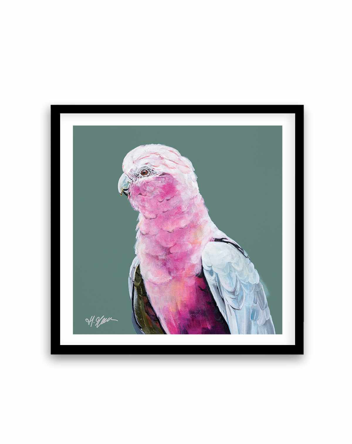 Pink Cockatoo II by Heylie Morris | Art Print