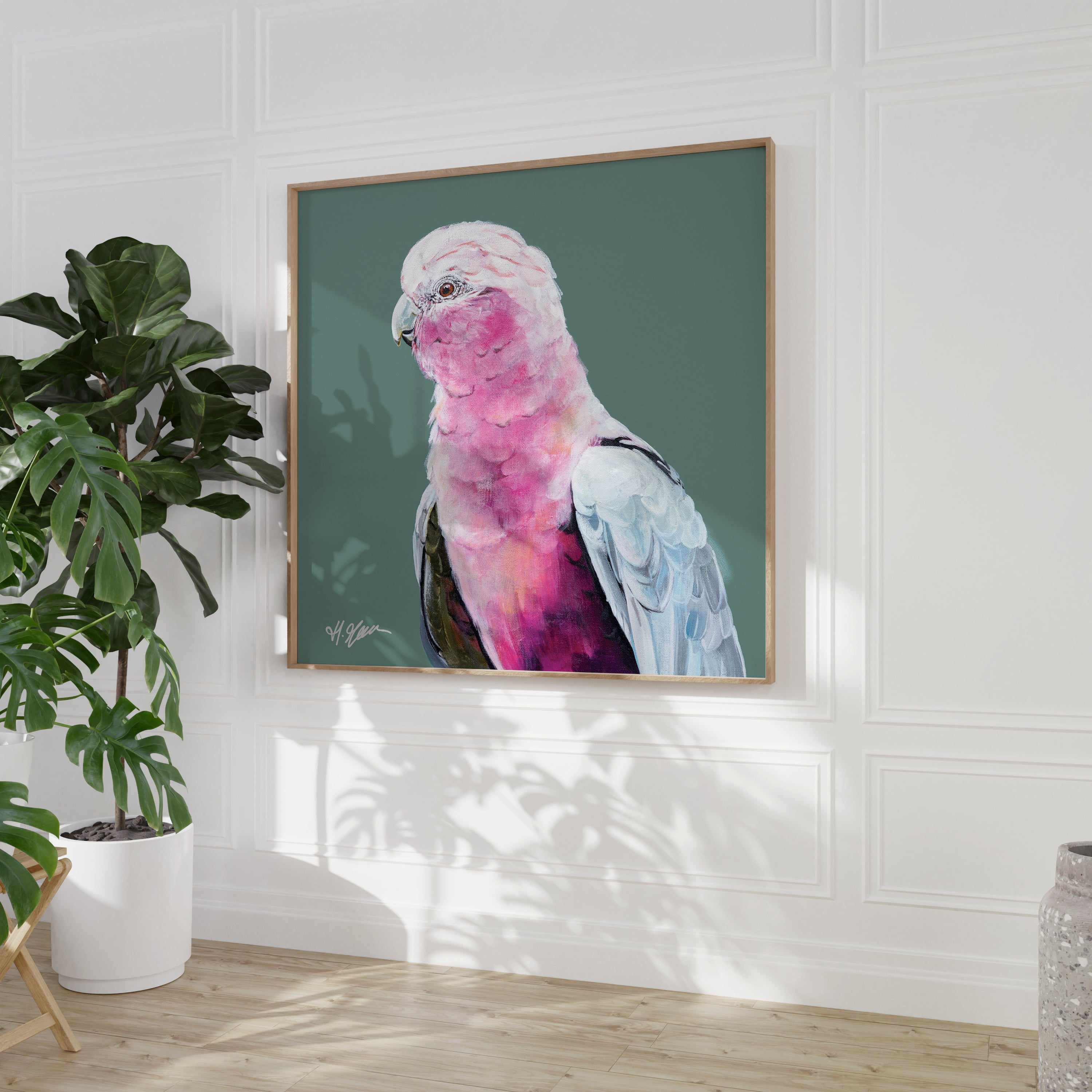 Pink Cockatoo II by Heylie Morris | Art Print