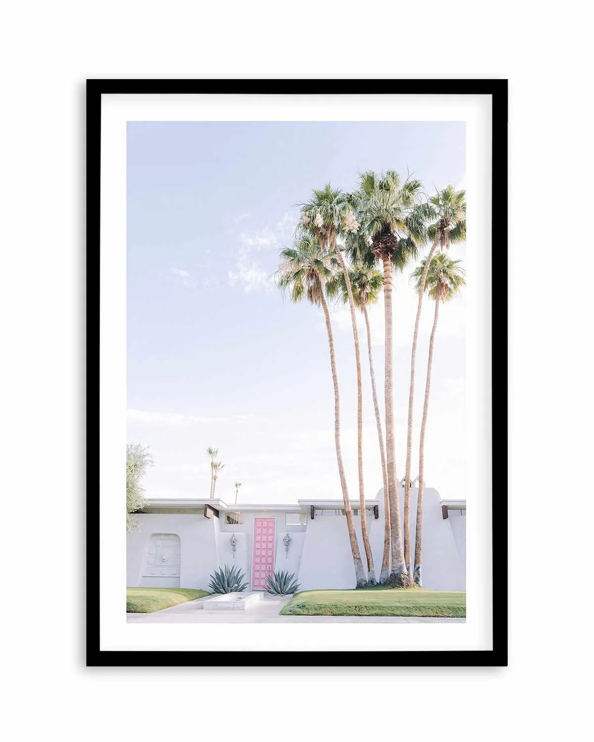 Pink Door Palm Springs Art Print from Olive et Oriel where you can shop wallpaper and artworks online