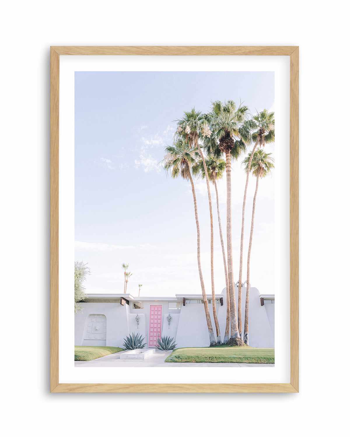 Pink Door Palm Springs Art Print