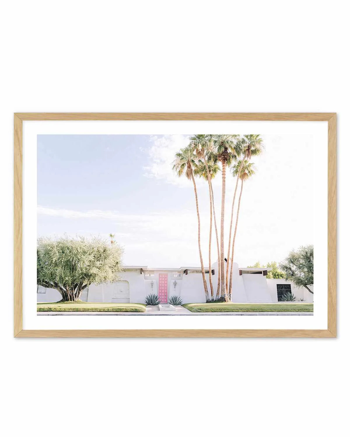 Pink Door Palm Springs LS Art Print from Olive et Oriel where you can shop wallpaper and artworks online