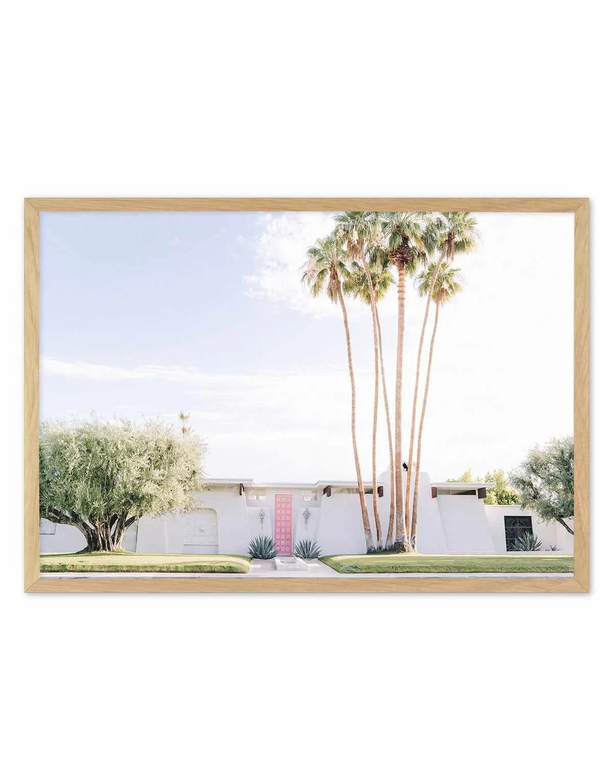 Pink Door Palm Springs LS Art Print from Olive et Oriel where you can shop wallpaper and artworks online