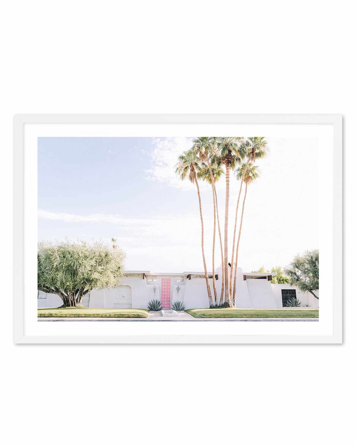 Pink Door Palm Springs LS Art Print