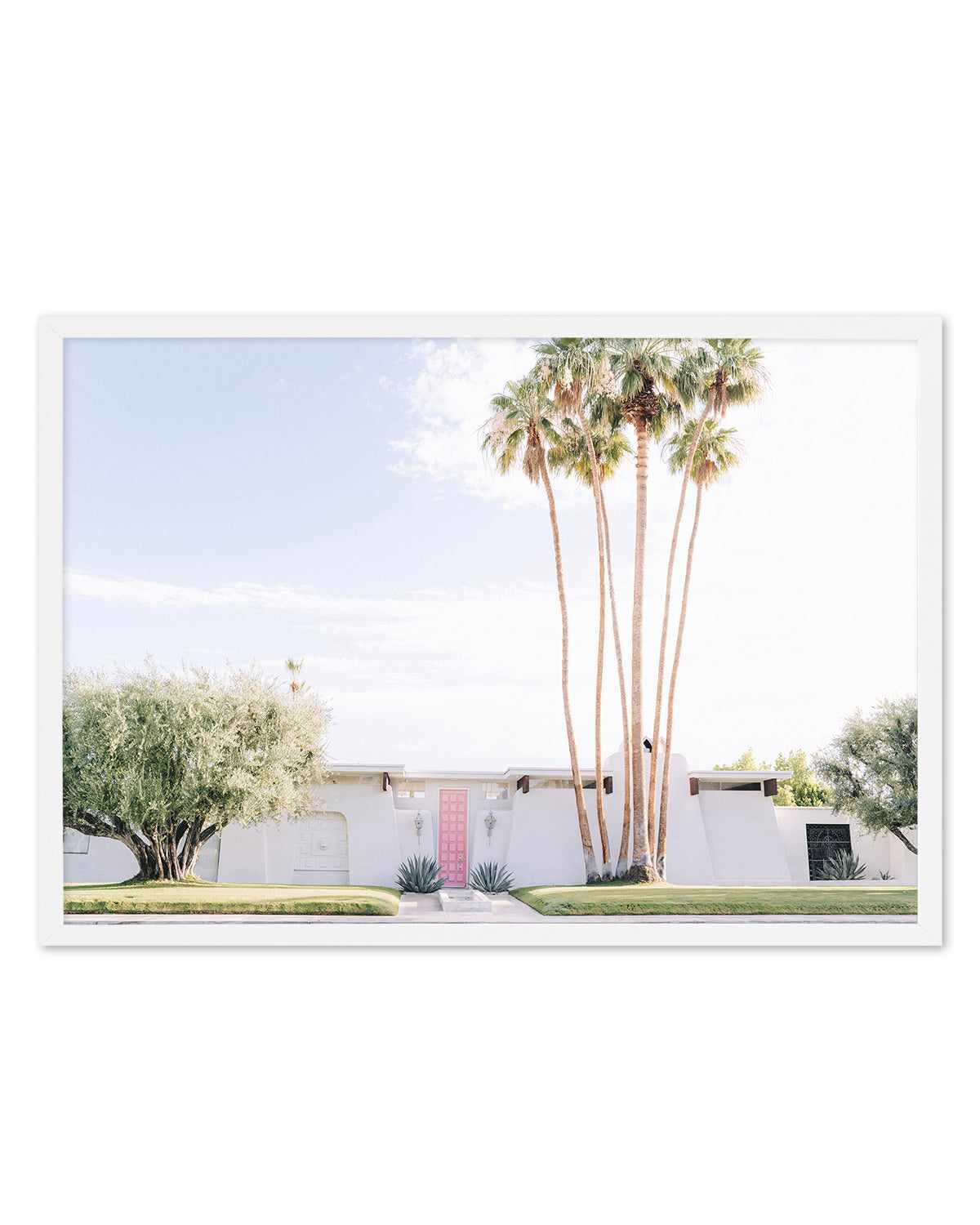 Pink Door Palm Springs LS Art Print