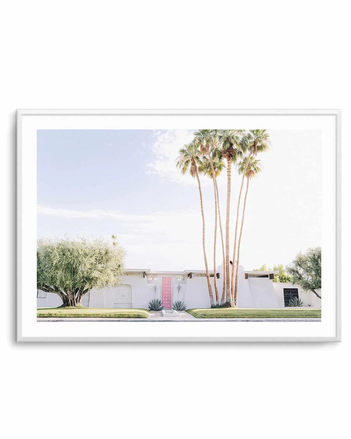 Pink Door Palm Springs LS Art Print from Olive et Oriel where you can shop wallpaper and artworks online