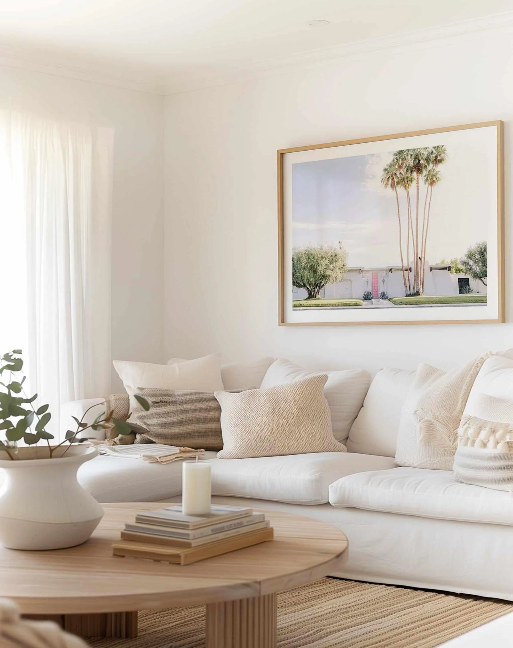 Pink Door Palm Springs LS Art Print from Olive et Oriel where you can shop wallpaper and artworks online