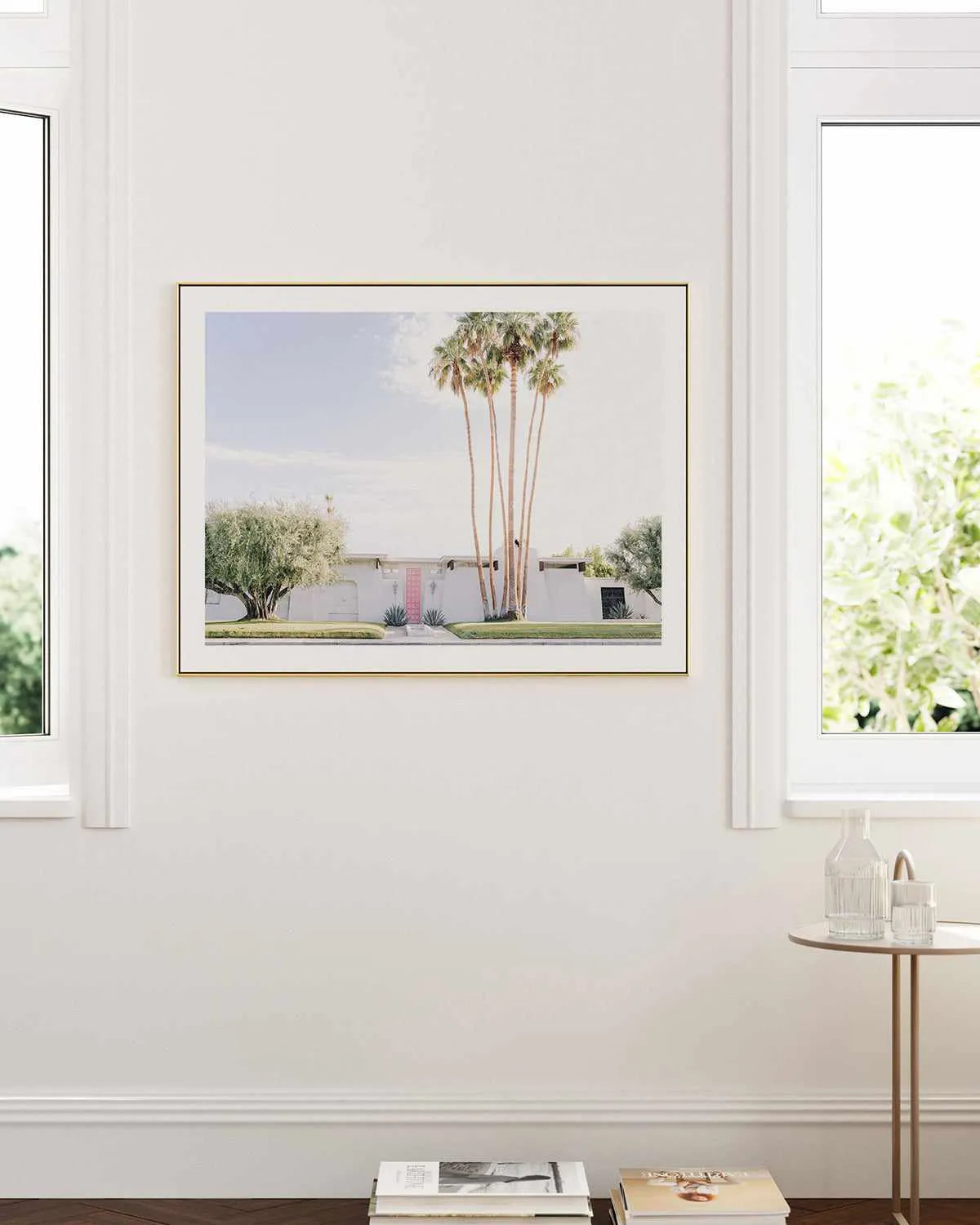 Pink Door Palm Springs LS Art Print from Olive et Oriel where you can shop wallpaper and artworks online