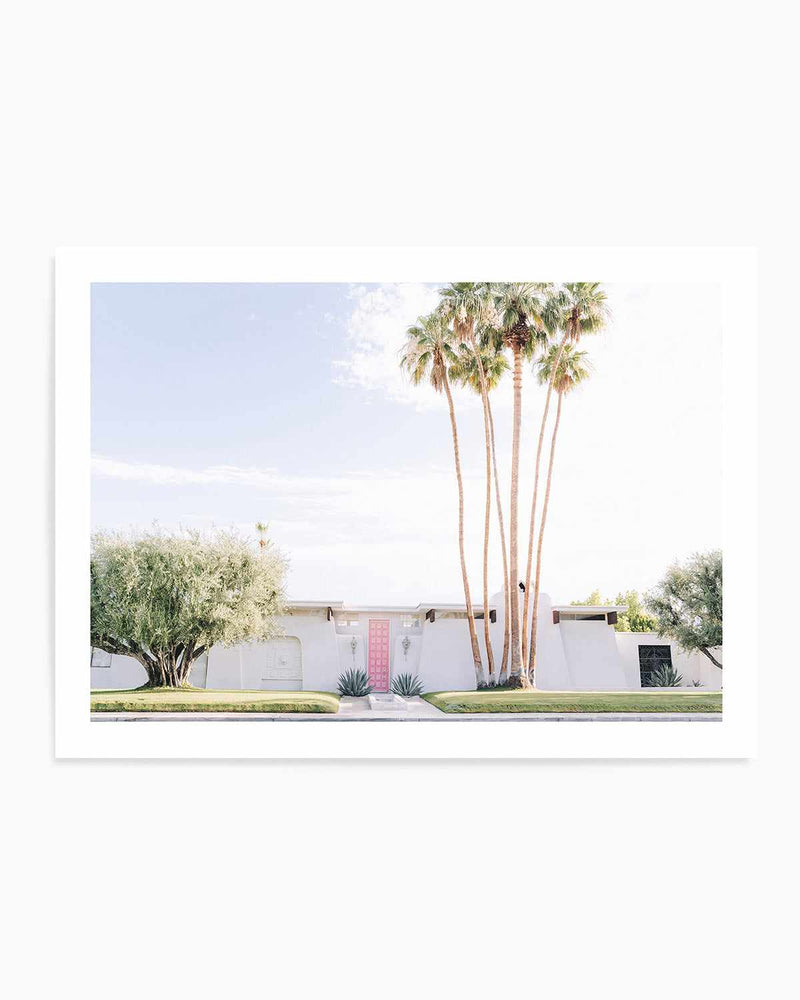 Pink Door Palm Springs LS Art Print