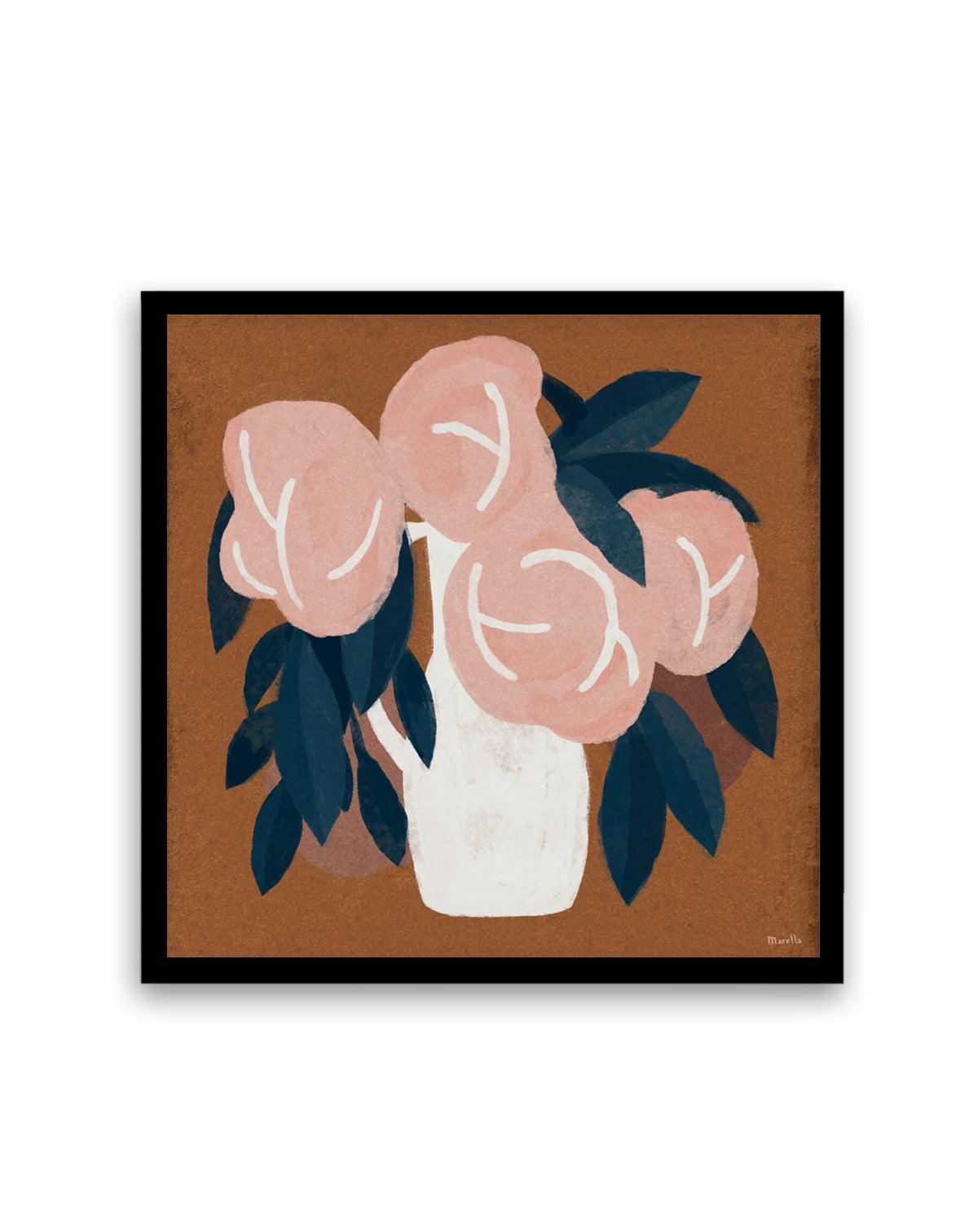 Pink Flora by Marco Marella | Art Print from Olive et Oriel where you can shop wallpaper and artworks online