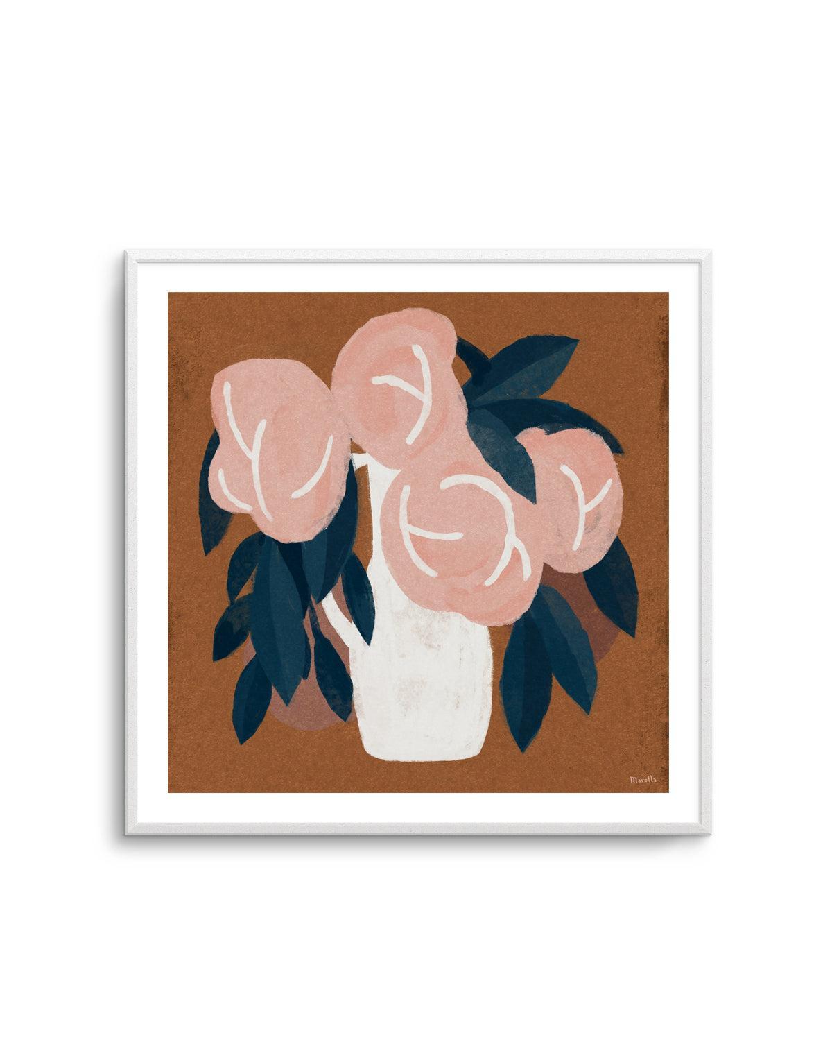 Pink Flora by Marco Marella | Art Print from Olive et Oriel where you can shop wallpaper and artworks online