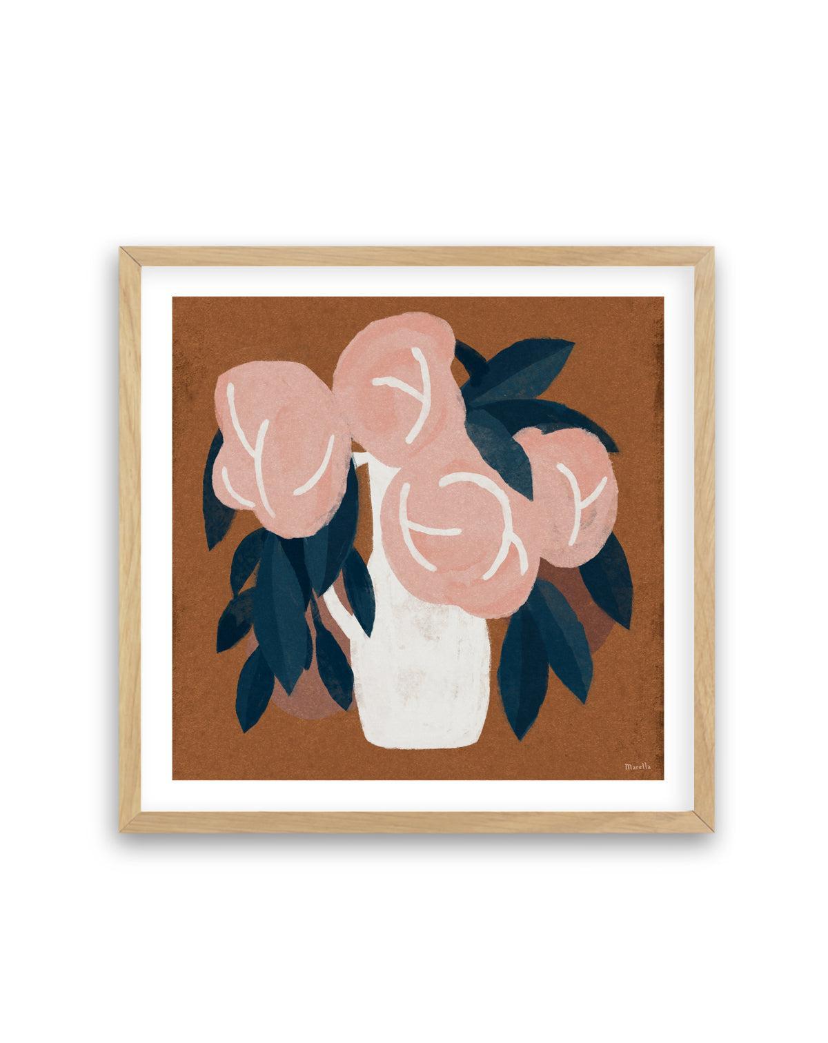 Pink Flora by Marco Marella | Art Print from Olive et Oriel where you can shop wallpaper and artworks online