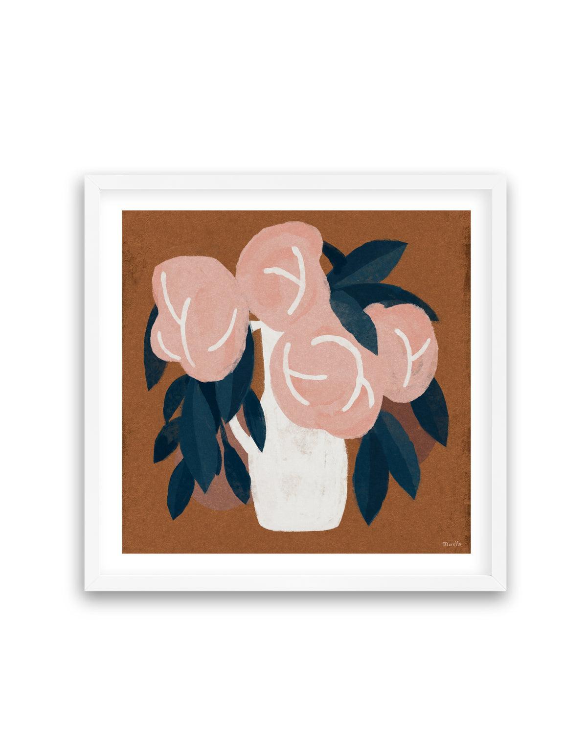 Pink Flora by Marco Marella | Art Print from Olive et Oriel where you can shop wallpaper and artworks online
