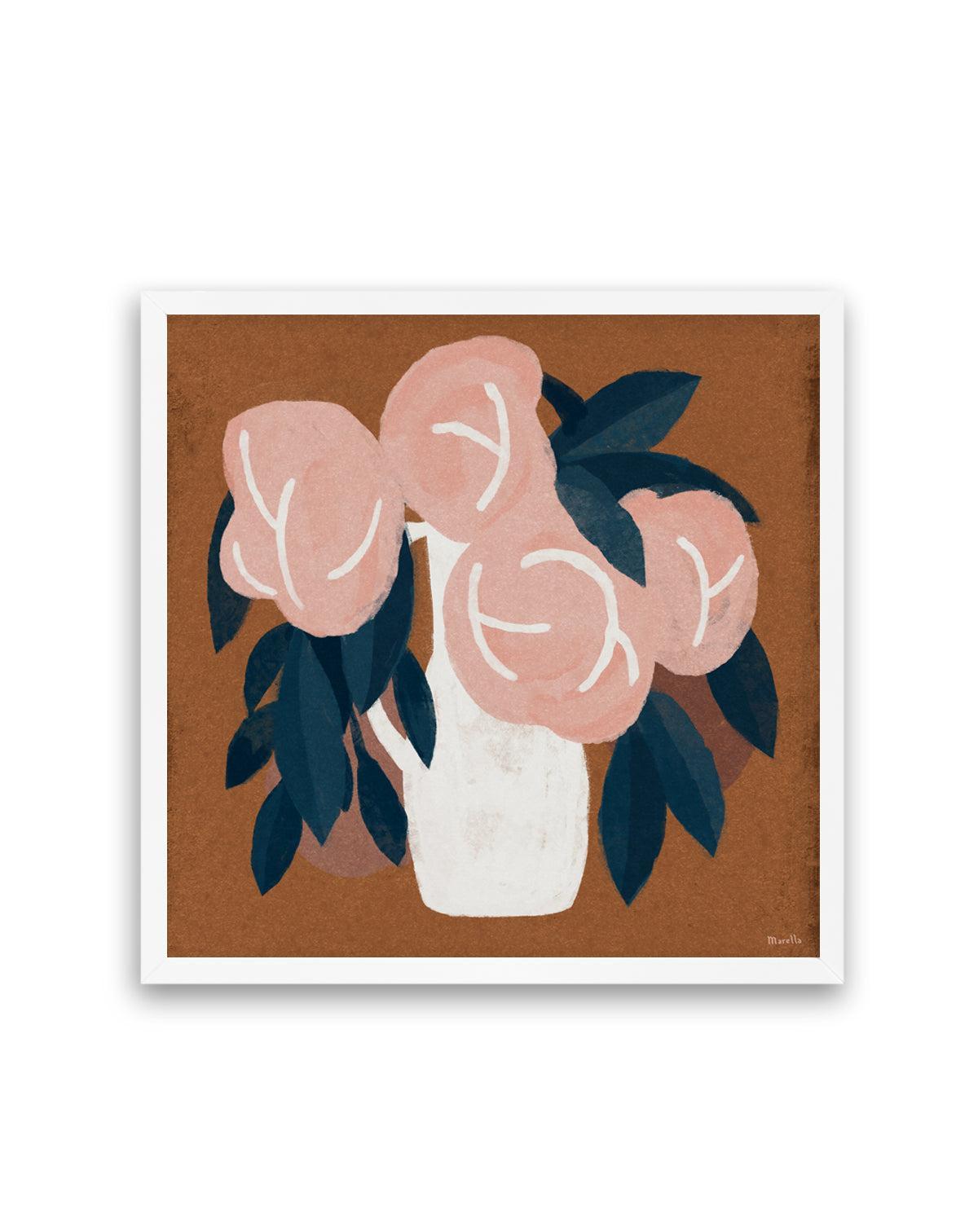 Pink Flora by Marco Marella | Art Print from Olive et Oriel where you can shop wallpaper and artworks online