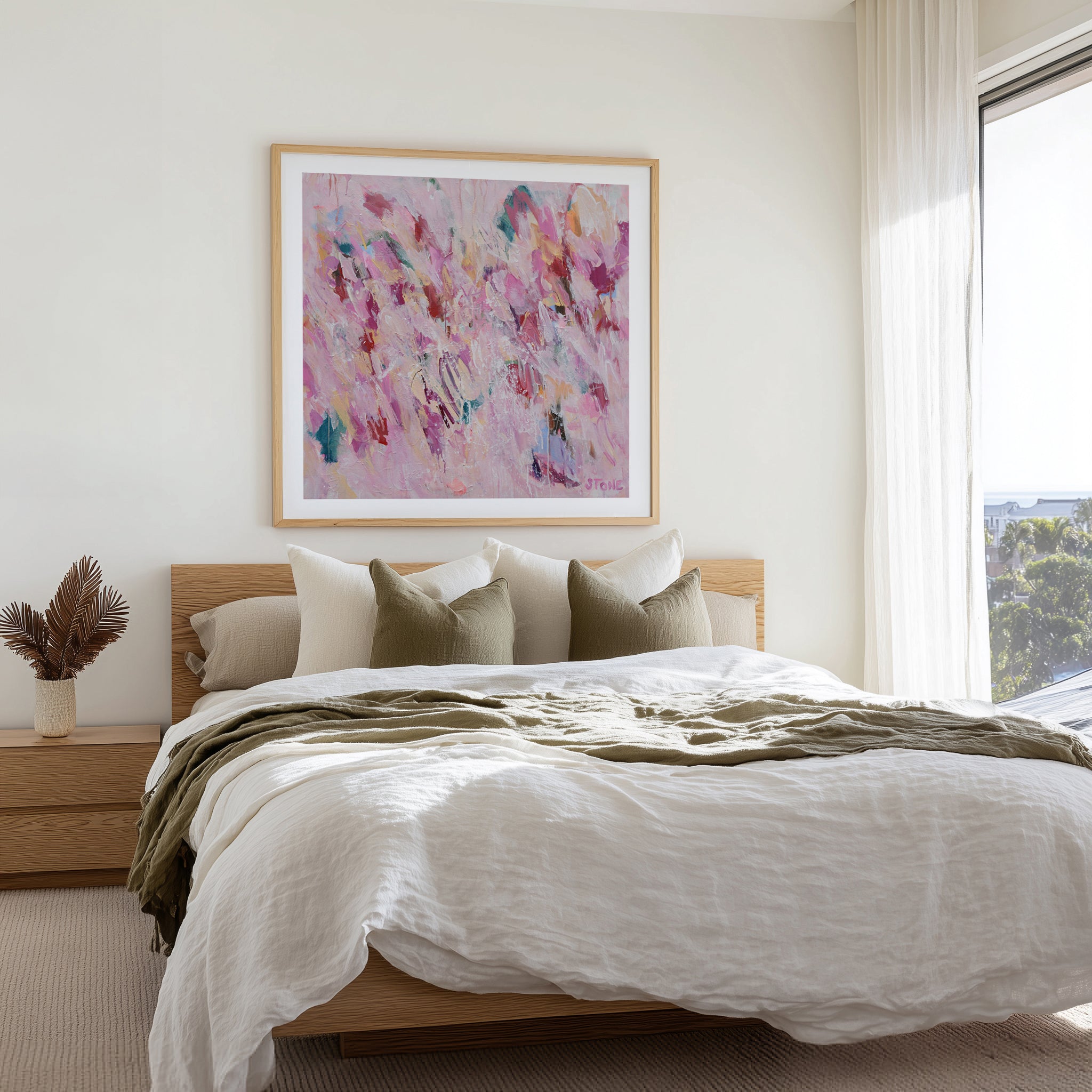 Pink Haze by Belinda Stone | Art Print
