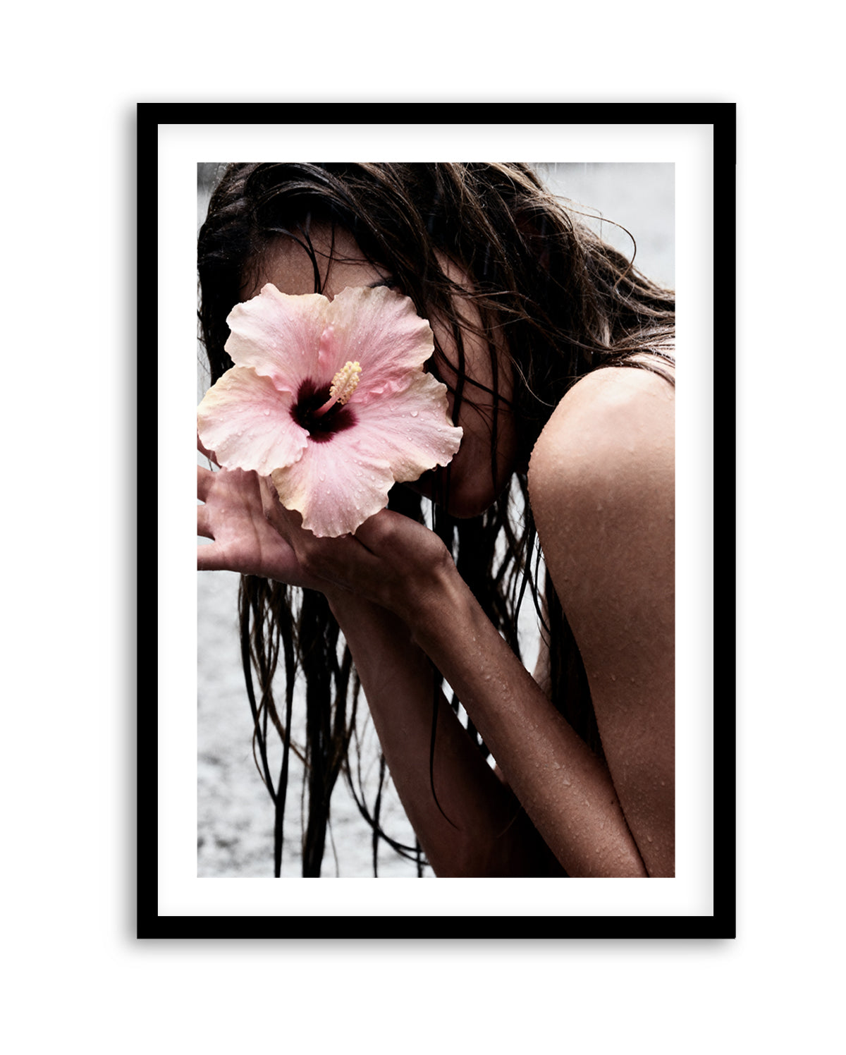 Pink Hibiscus | Art Print from Olive et Oriel where you can shop wallpaper and artworks online