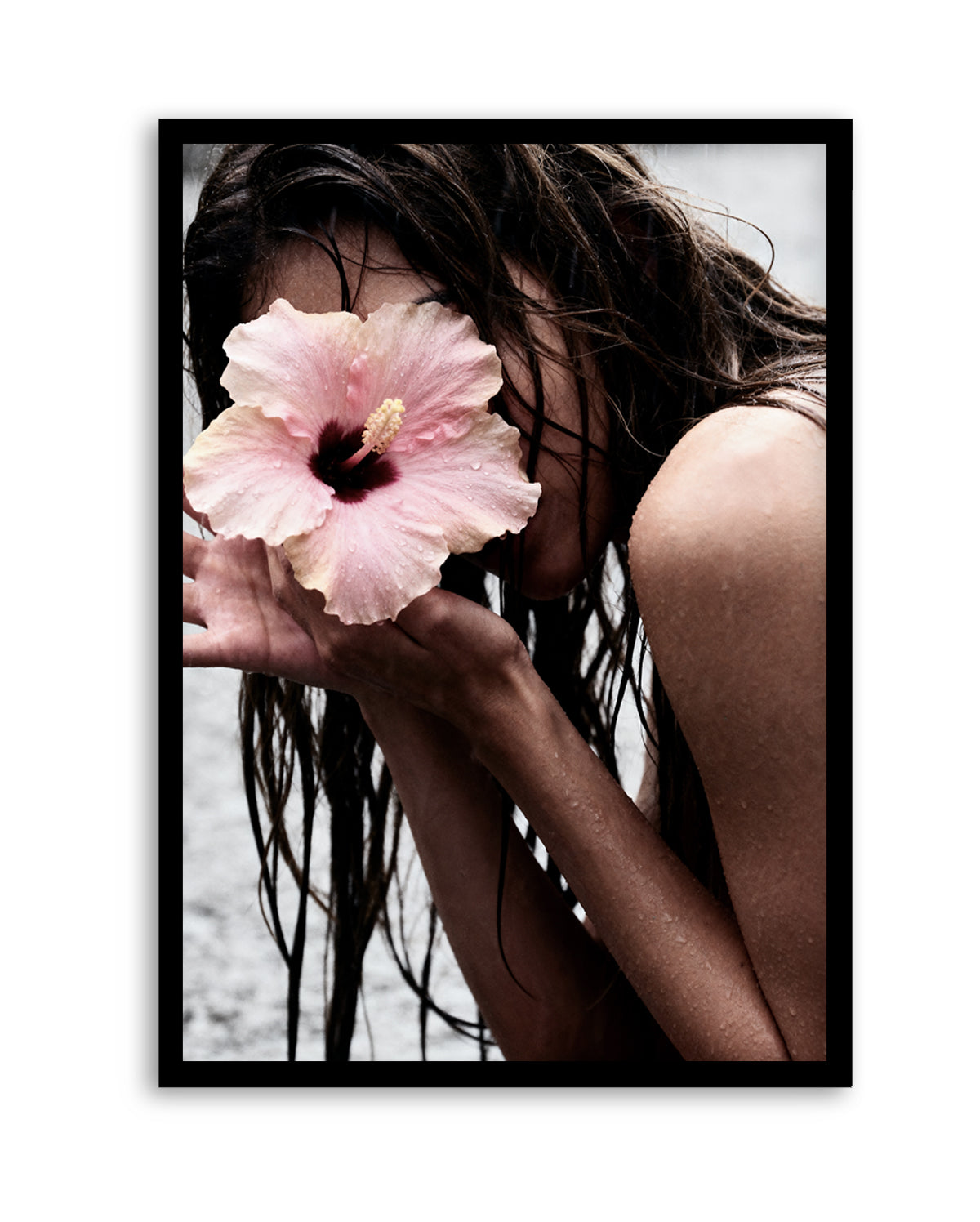 Pink Hibiscus | Art Print from Olive et Oriel where you can shop wallpaper and artworks online