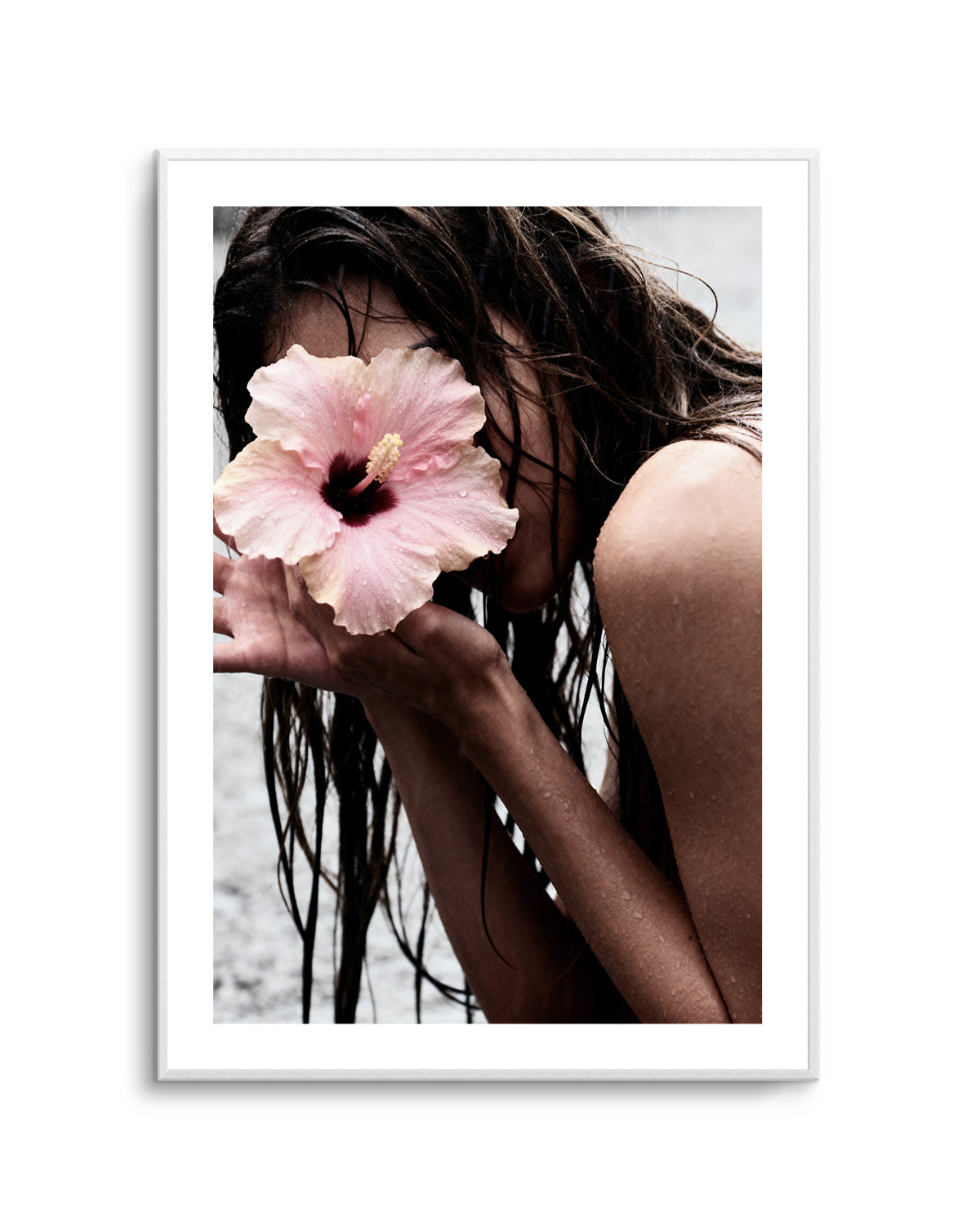 Pink Hibiscus | Art Print from Olive et Oriel where you can shop wallpaper and artworks online