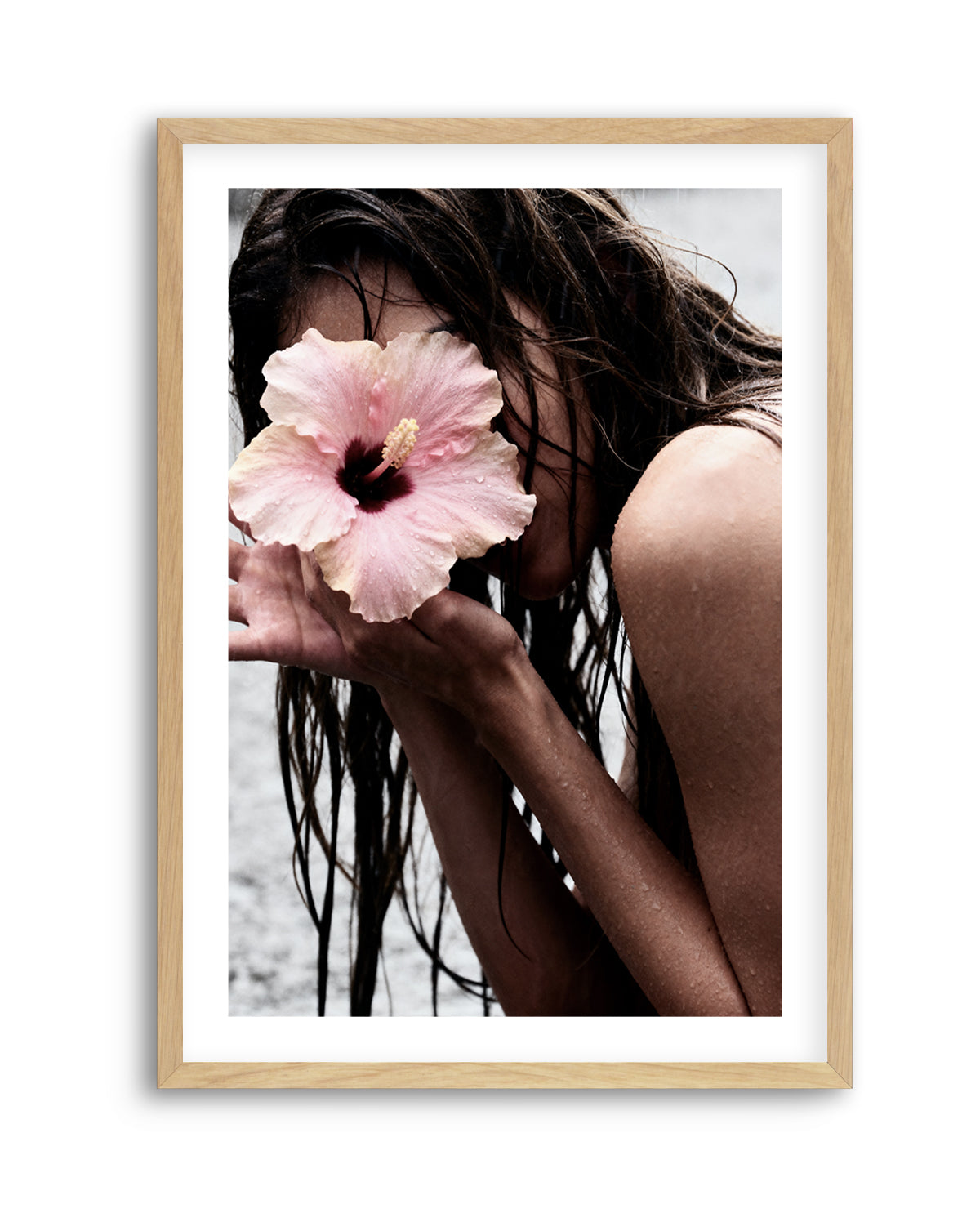 Pink Hibiscus | Art Print from Olive et Oriel where you can shop wallpaper and artworks online