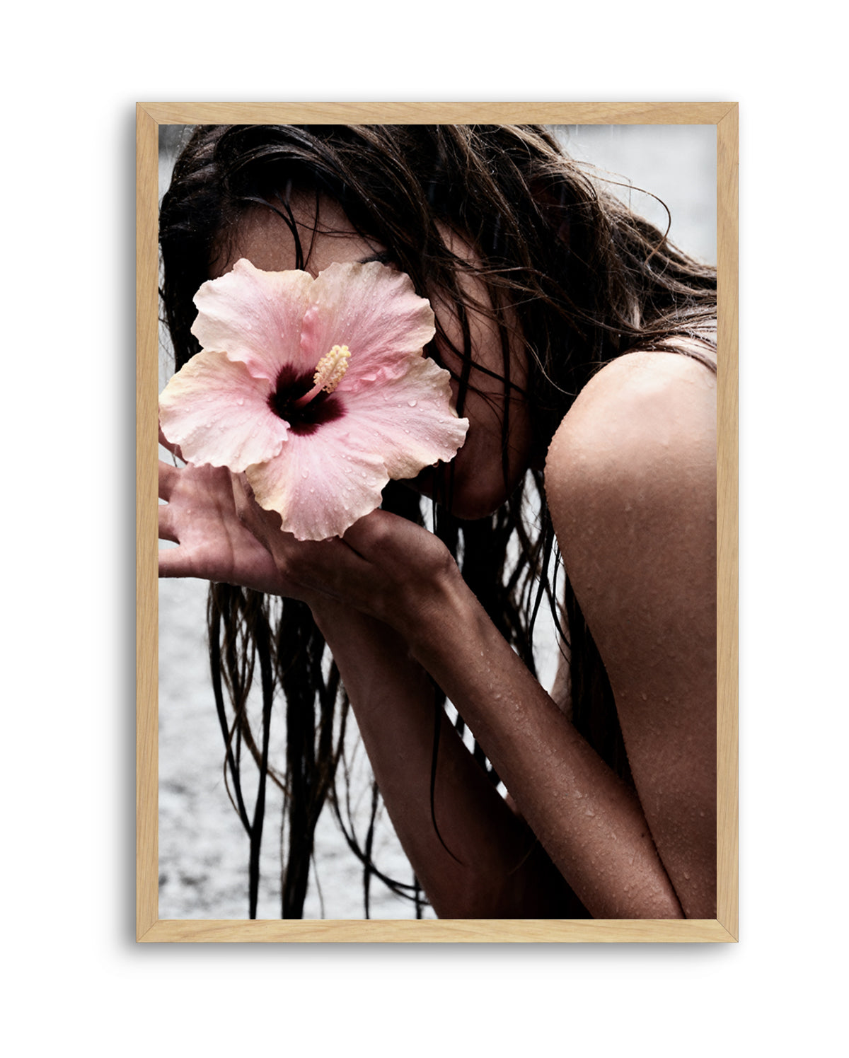 Pink Hibiscus | Art Print from Olive et Oriel where you can shop wallpaper and artworks online