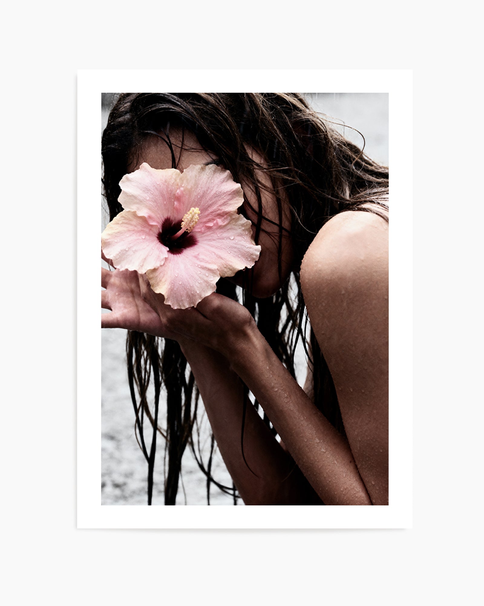 Pink Hibiscus | Art Print from Olive et Oriel where you can shop wallpaper and artworks online