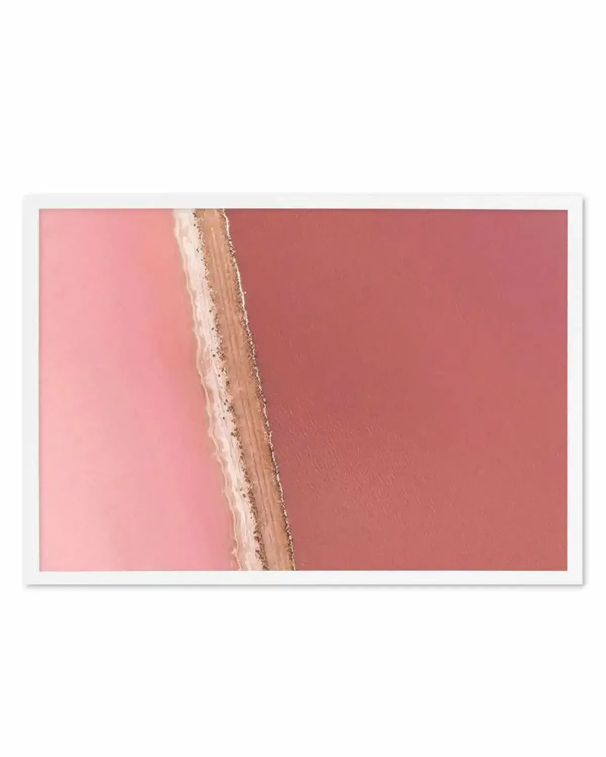 Pink Lakes Art Print from Olive et Oriel where you can shop wallpaper and artworks online