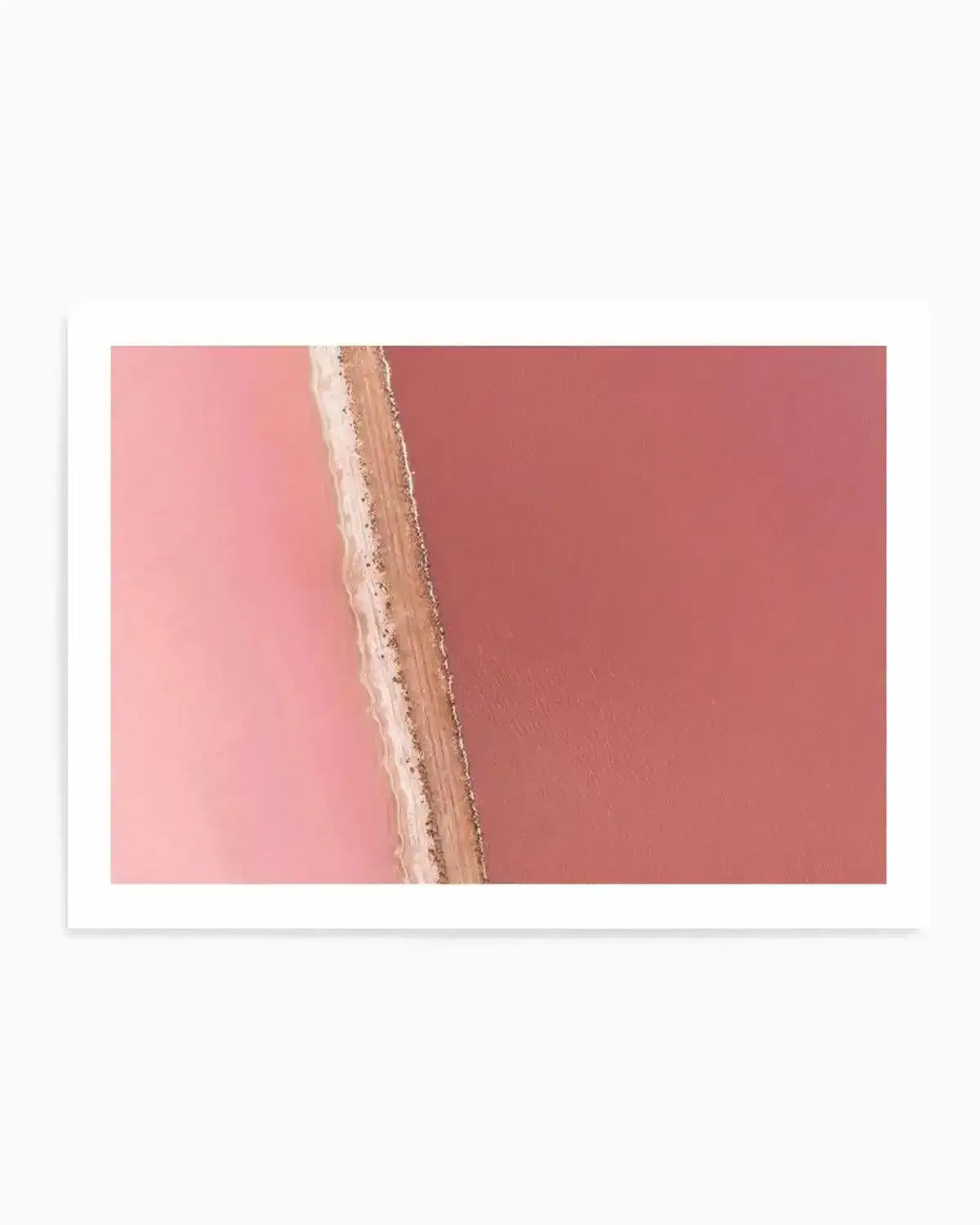 Pink Lakes Art Print from Olive et Oriel where you can shop wallpaper and artworks online