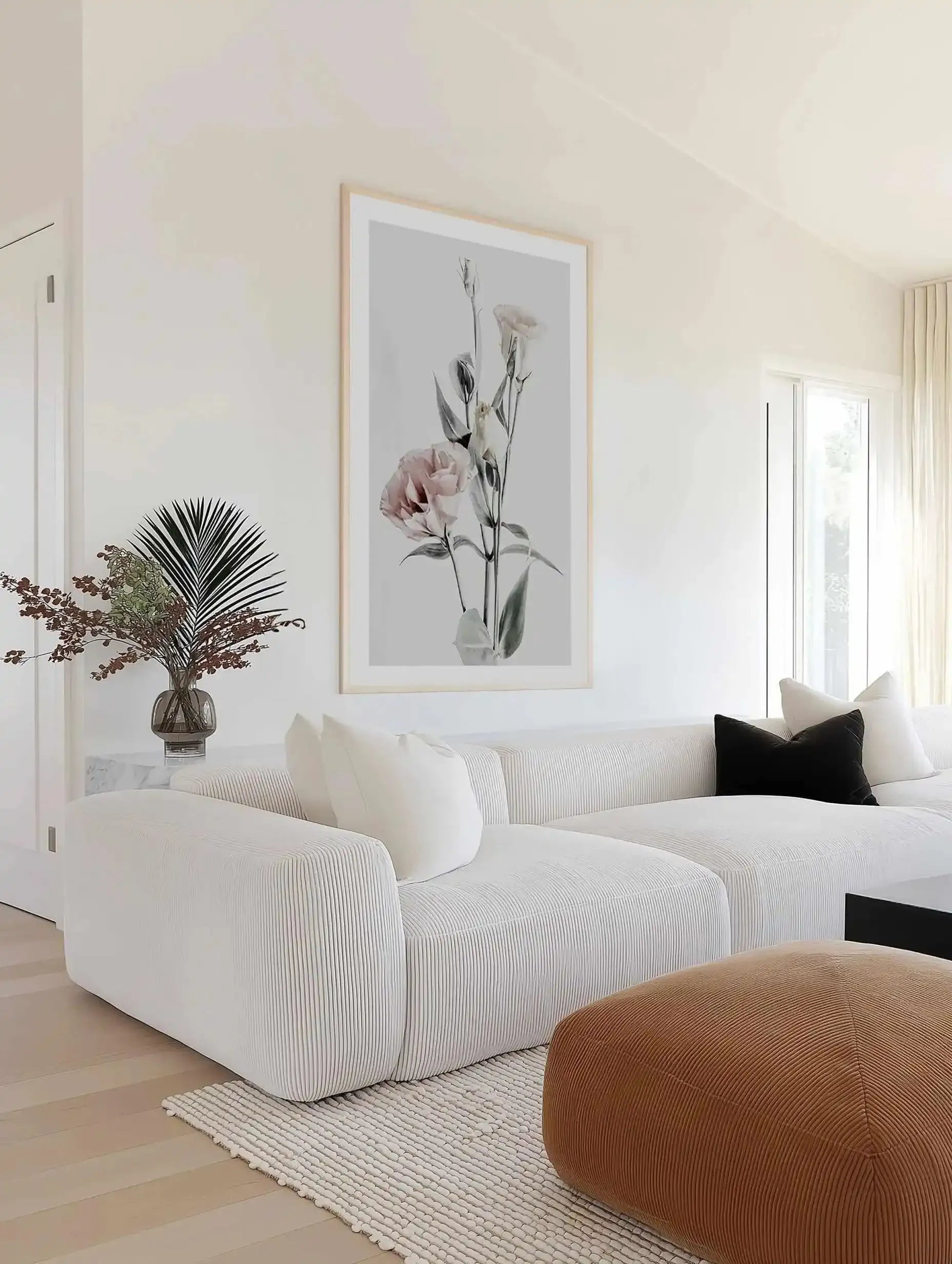 Pink Lisianthus IV Art Print from Olive et Oriel where you can shop wallpaper and artworks online