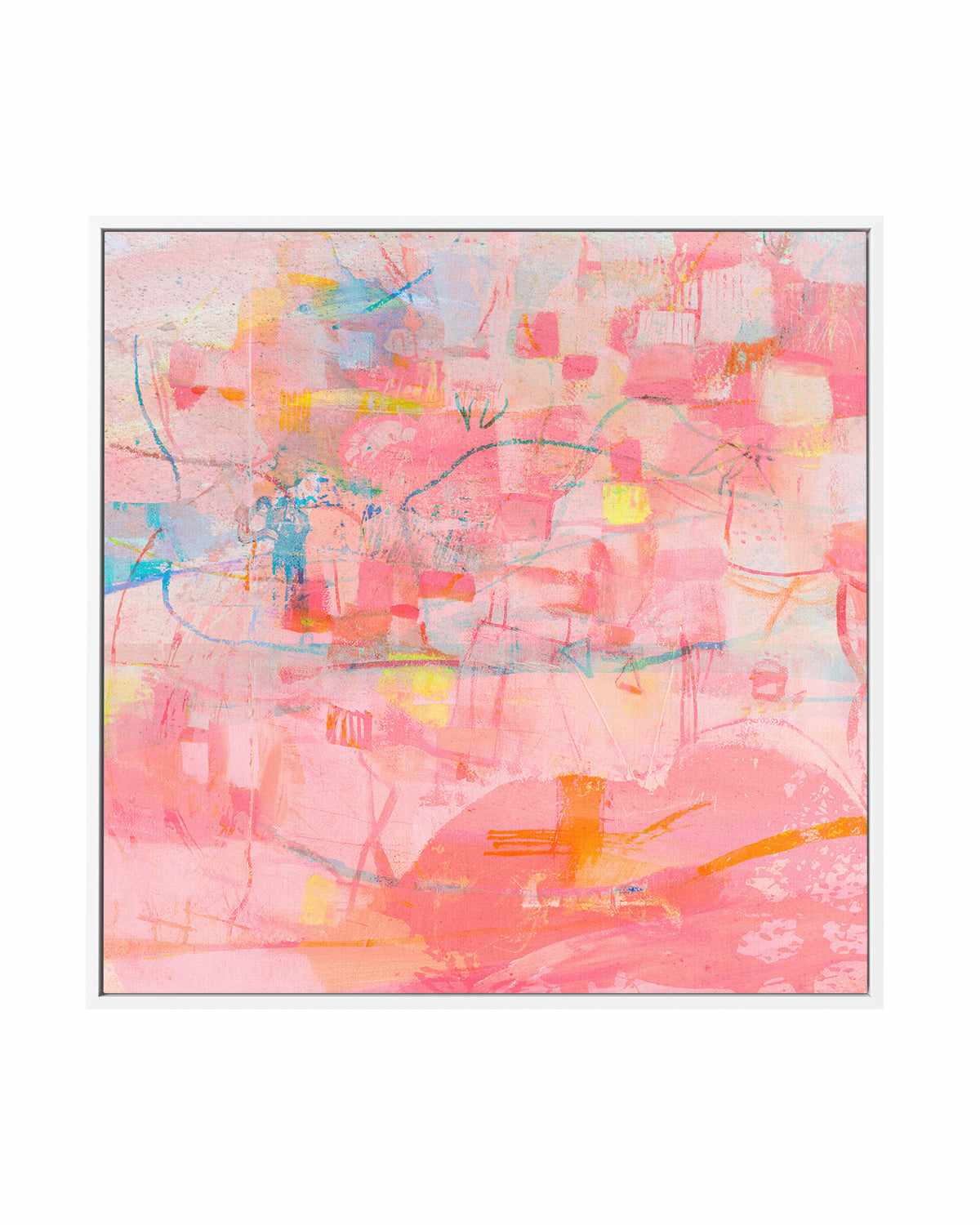 Pink Luxe by Antonia Tzenova | Framed Canvas Art Print