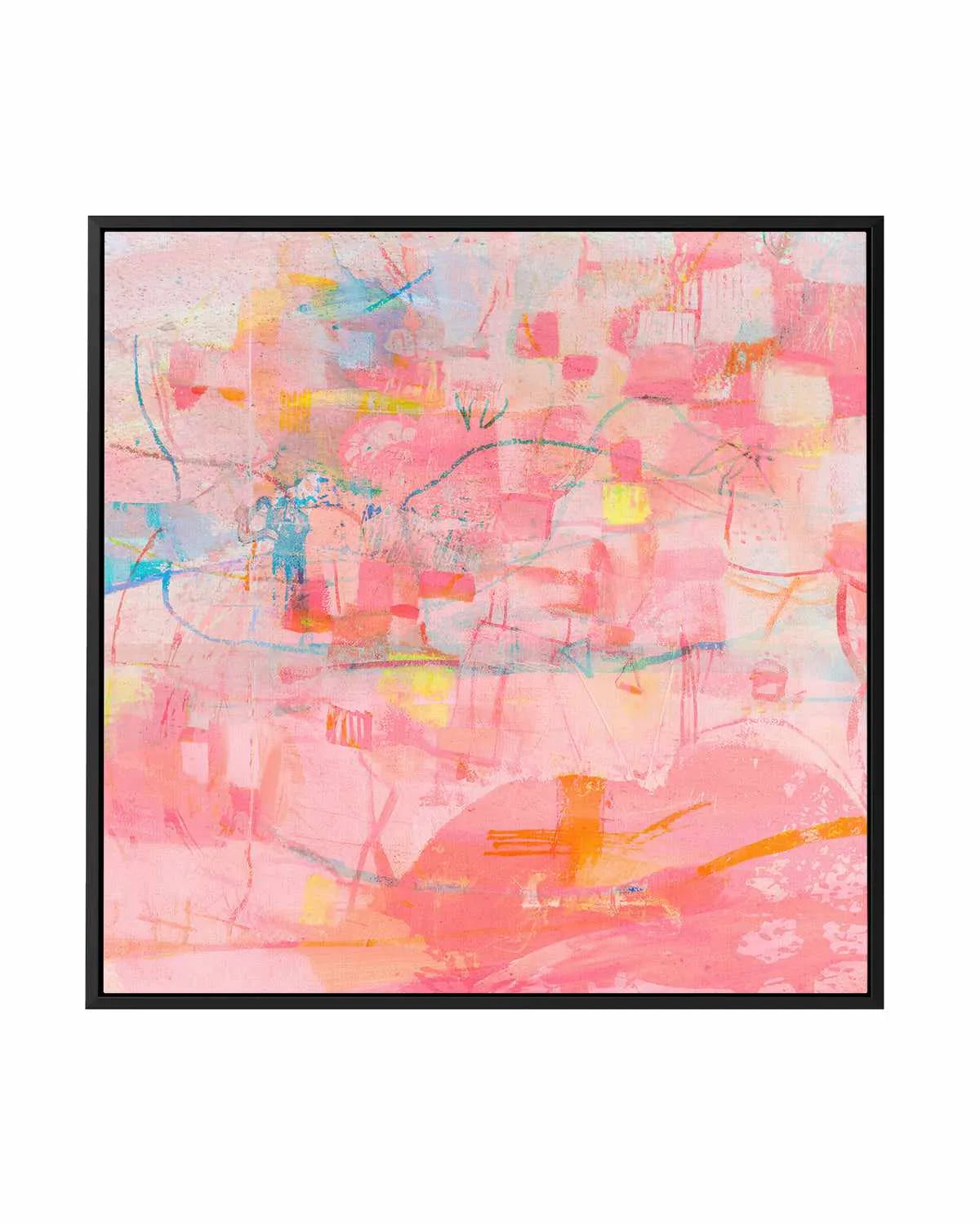 Pink Luxe by Antonia Tzenova | Framed Canvas Art Print from Olive et Oriel where you can shop wallpaper and artworks online